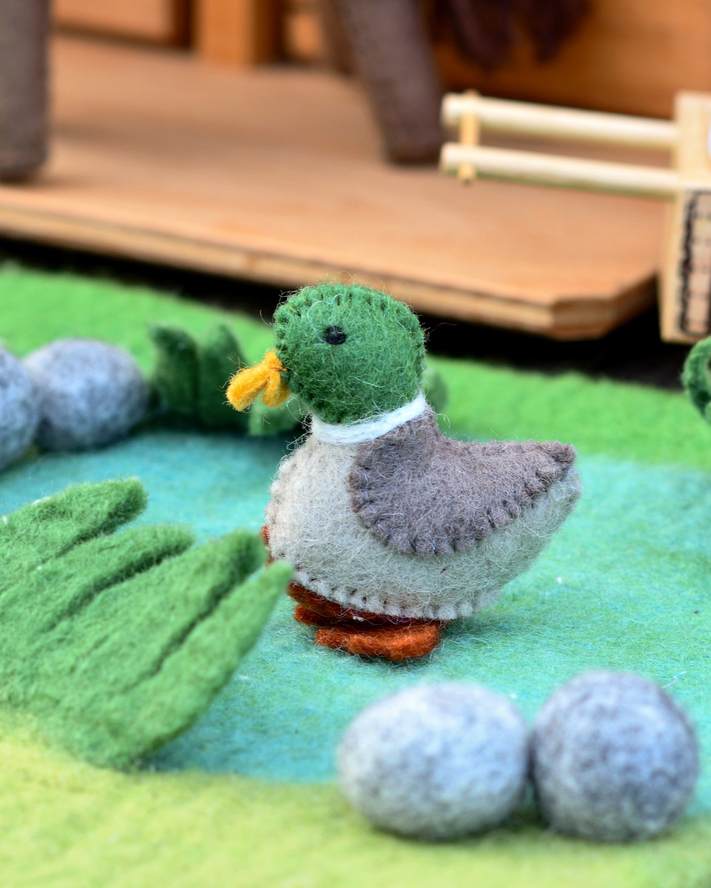 Felt Duck Farm Animal Toy