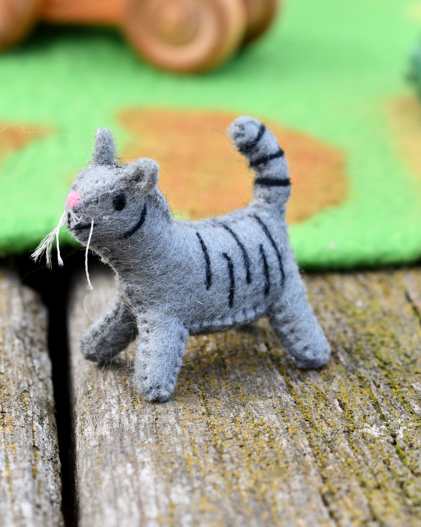 Felt Cat Farm Animal Toy