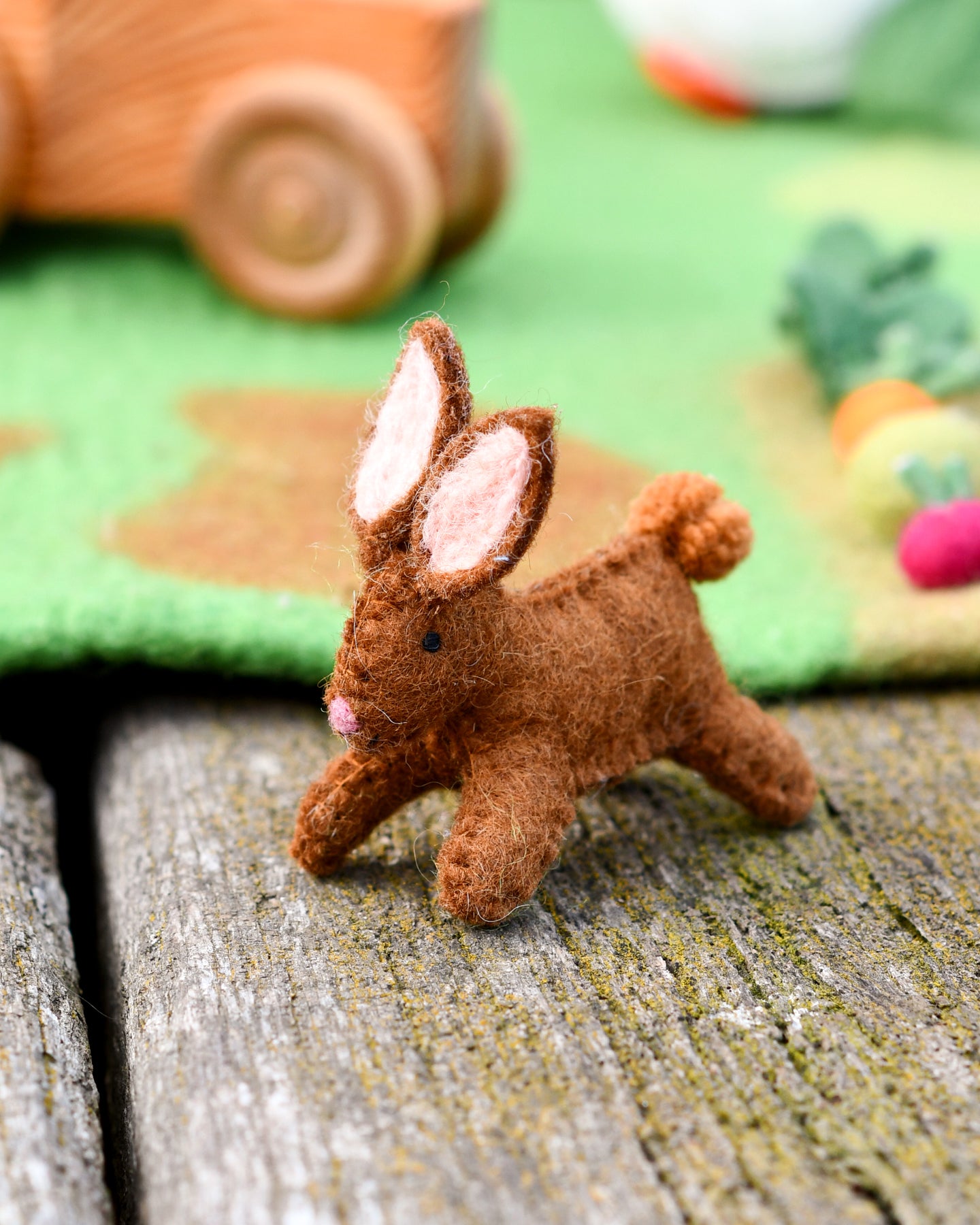 Felt Rabbit Farm Animal Toy