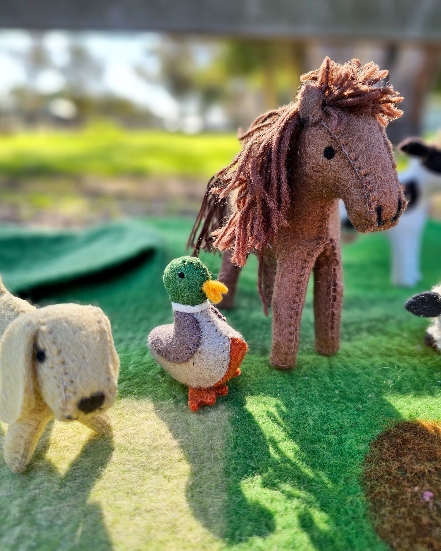 Felt Horse Farm Animal Toy