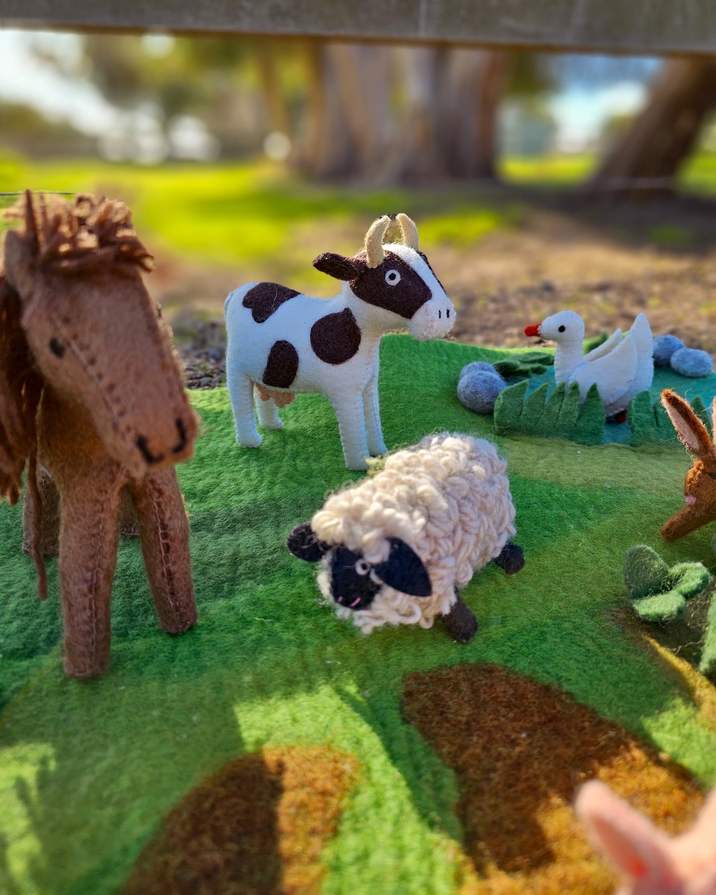 Felt Sheep Farm Animal Toy