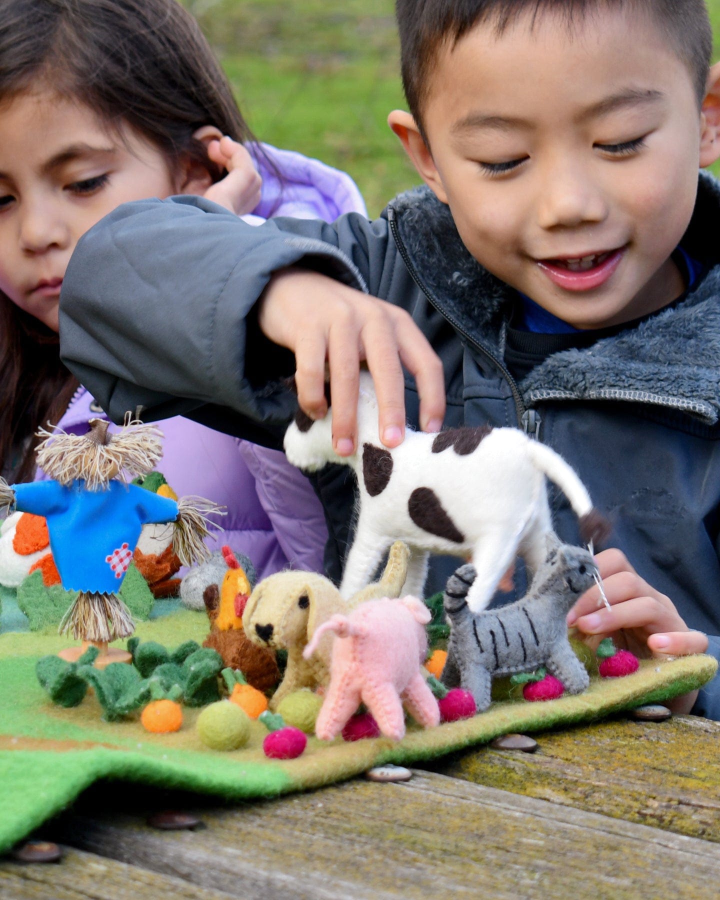 Felt Sheep Farm Animal Toy Tara Treasures