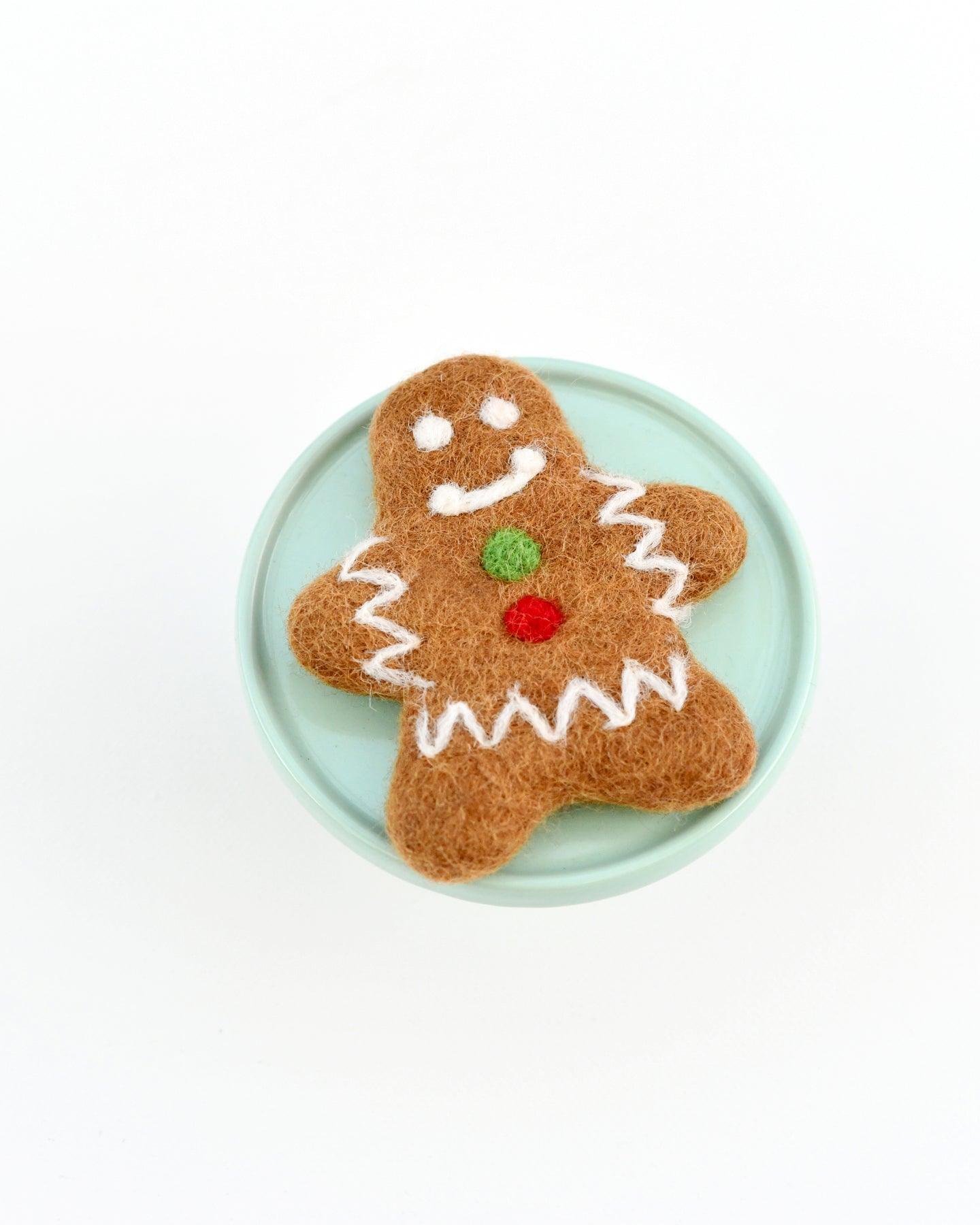 Felt Gingerbread Man Cookie - Tara Treasures