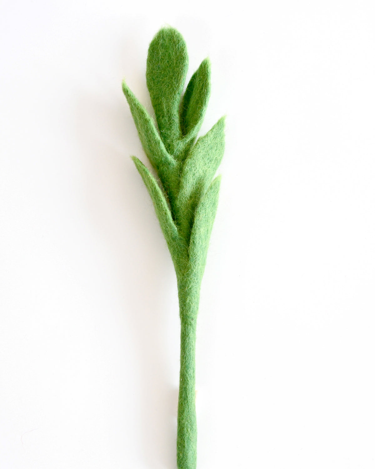 Felt Green Leaf Stem