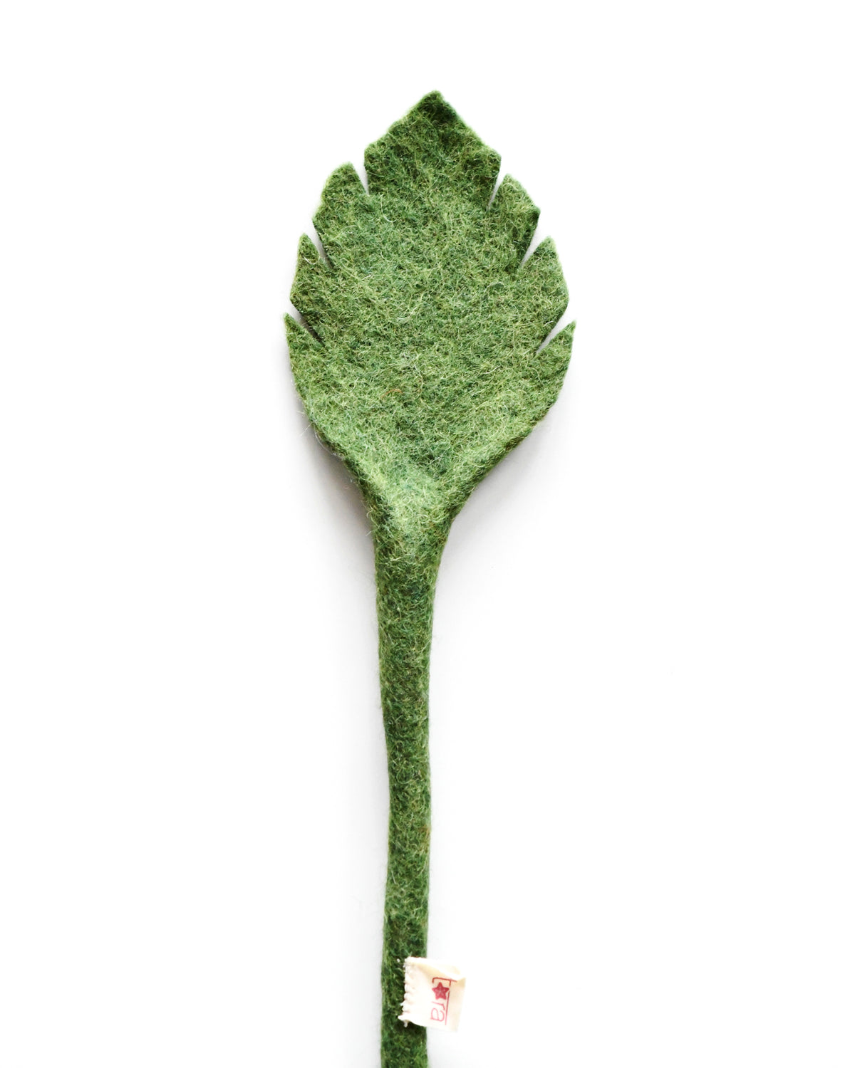 Felt Large Dark Green Leaf Stem