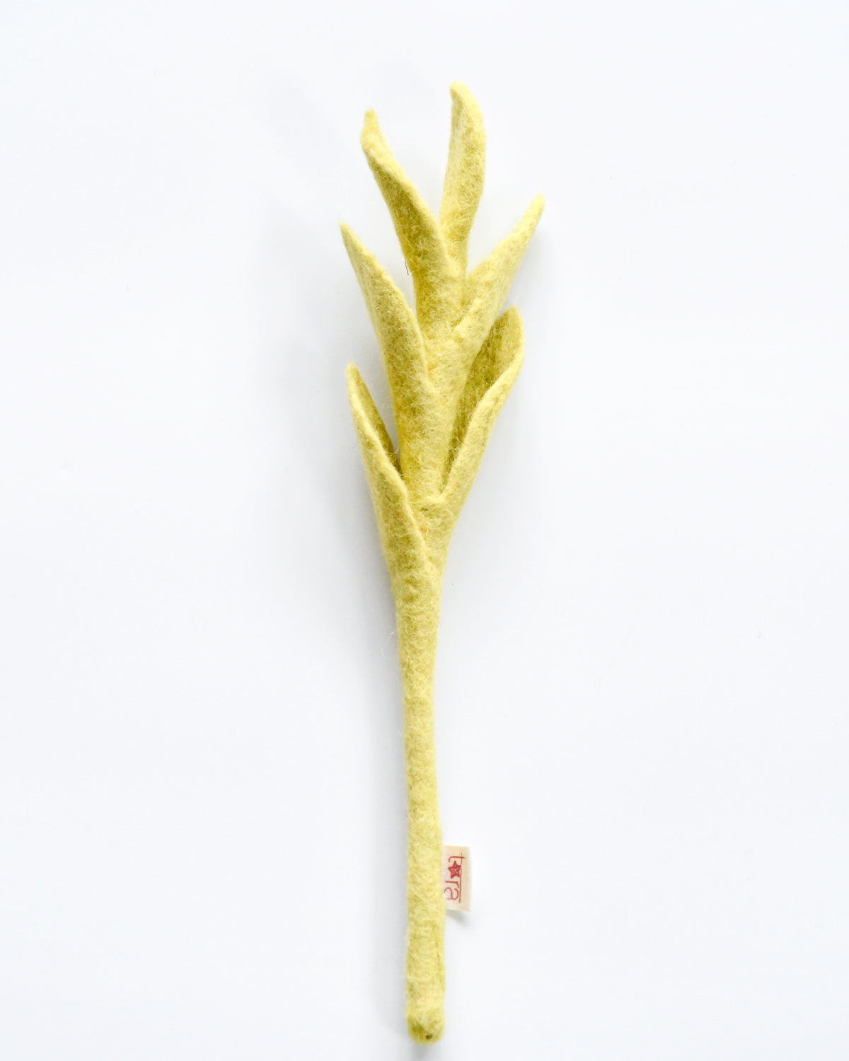 Felt Light Green Leaf Stem
