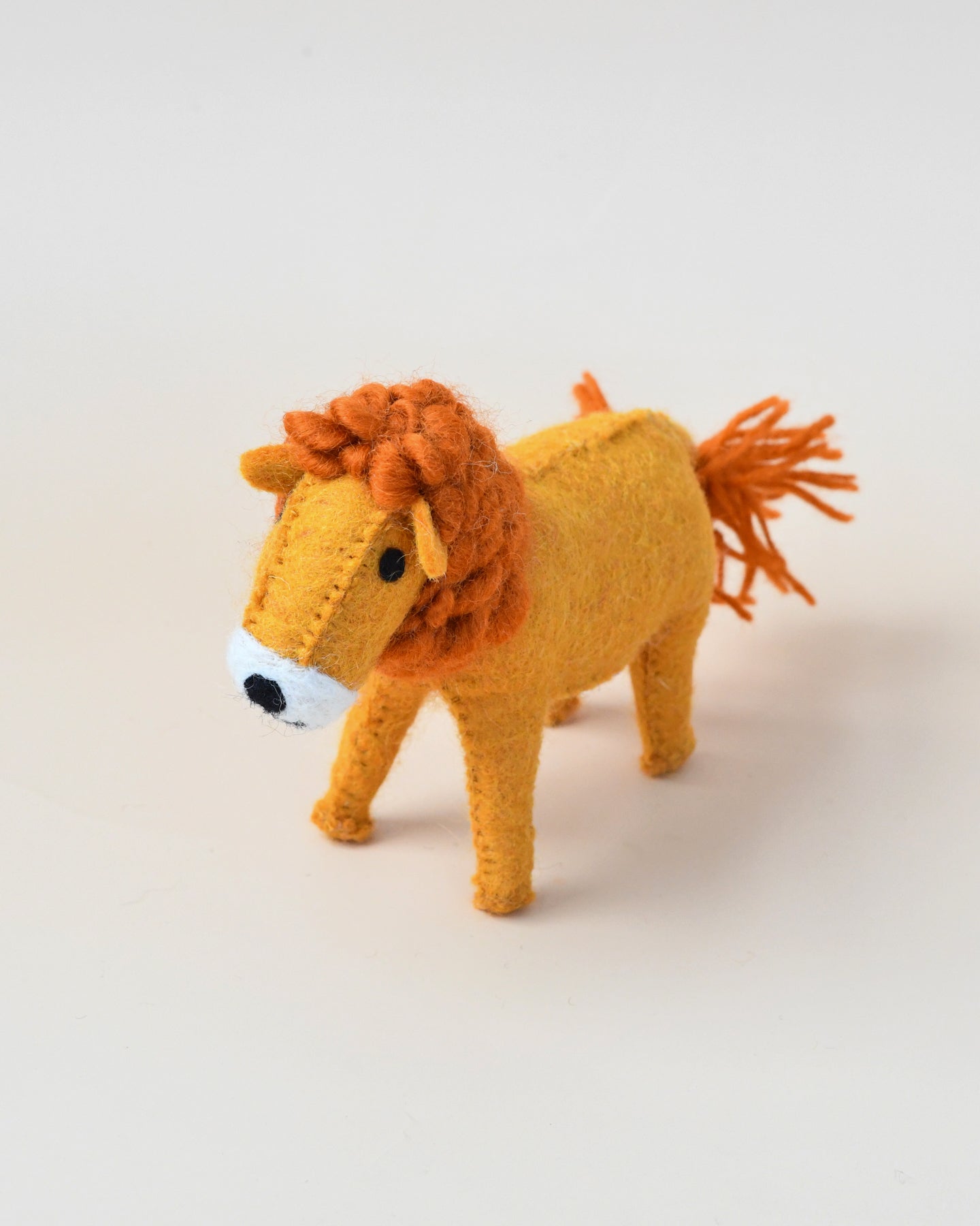 Felt Lion Soft Toy for Safari Play