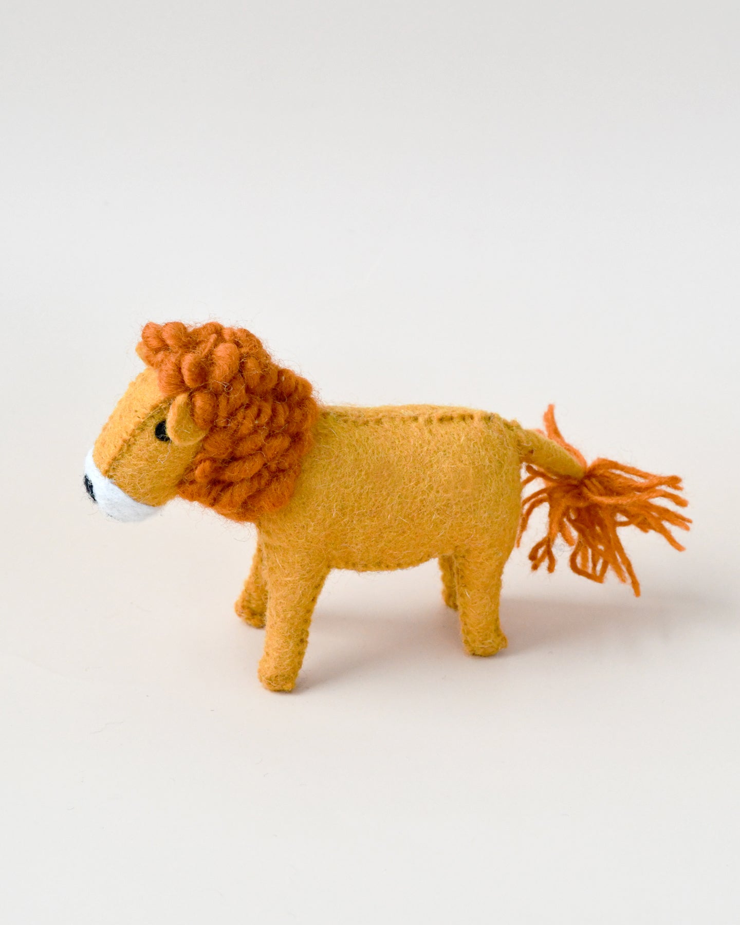 Felt Lion Soft Toy for Safari Play