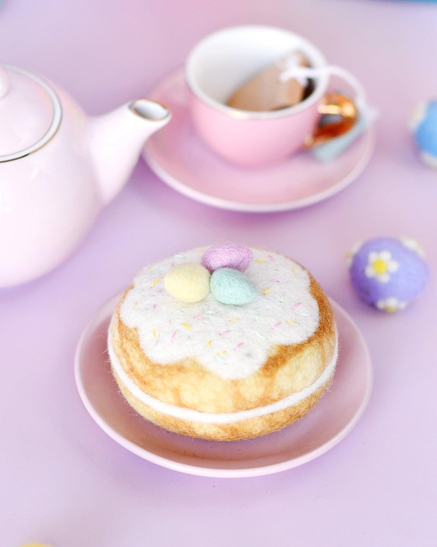 Felt Pastel Eggs Doughnut (Donut) - Tara Treasures