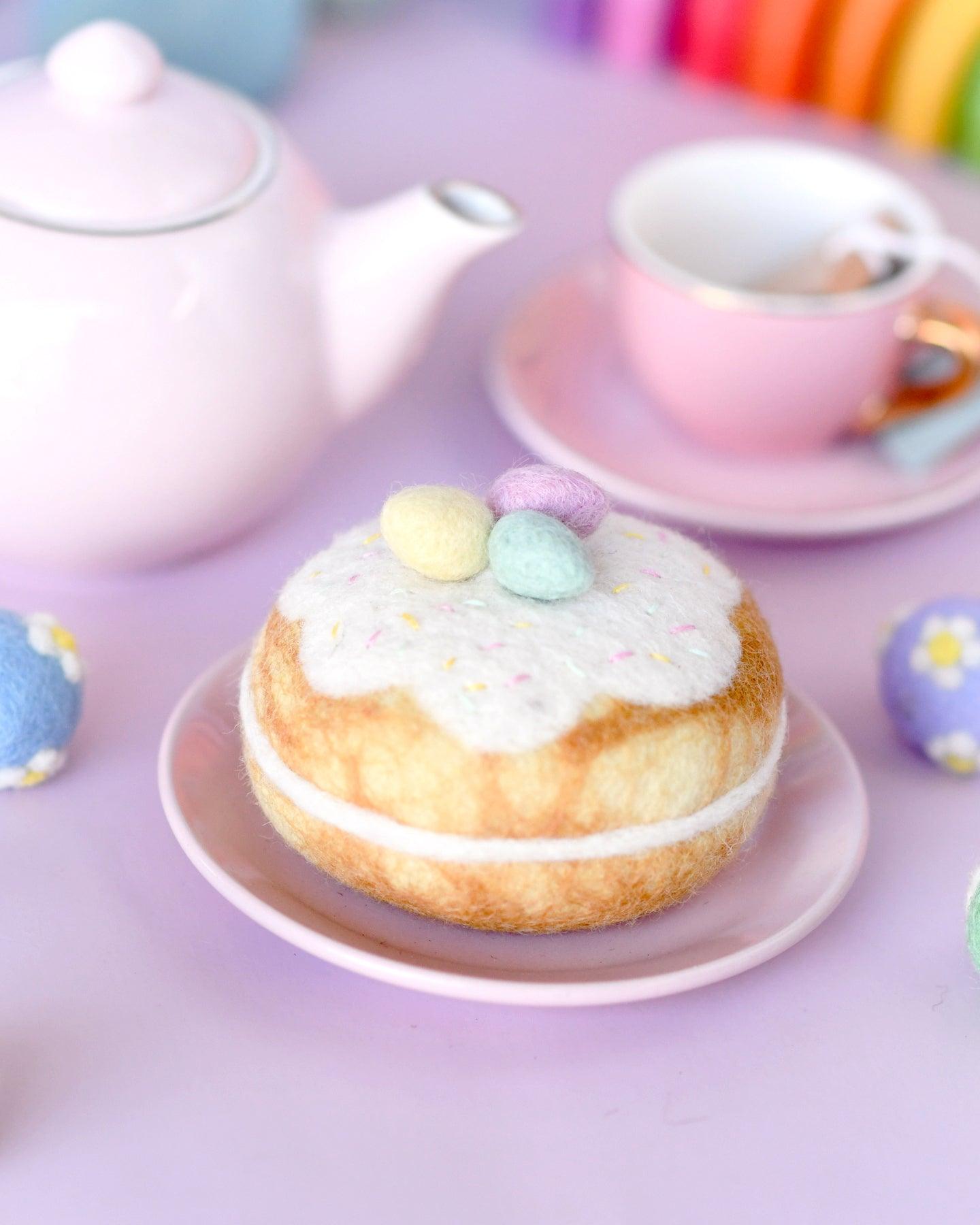 Felt Pastel Eggs Doughnut (Donut) - Tara Treasures