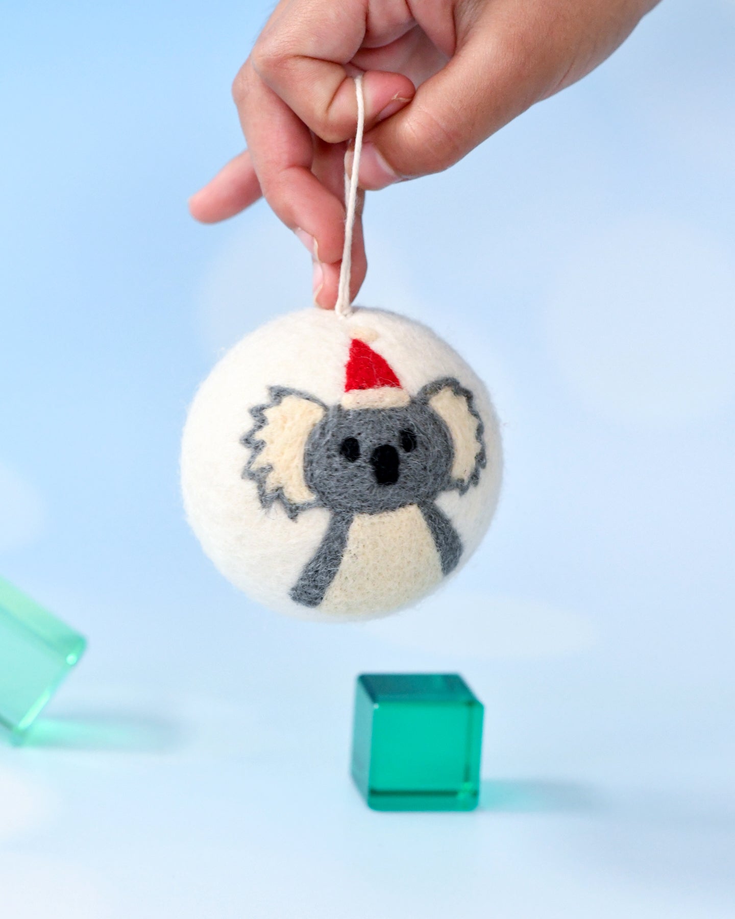 Felt Christmas Bauble Ornament - Koala