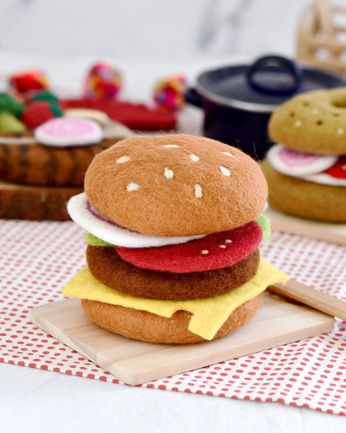 Felt Burger Stack | Tara Treasures