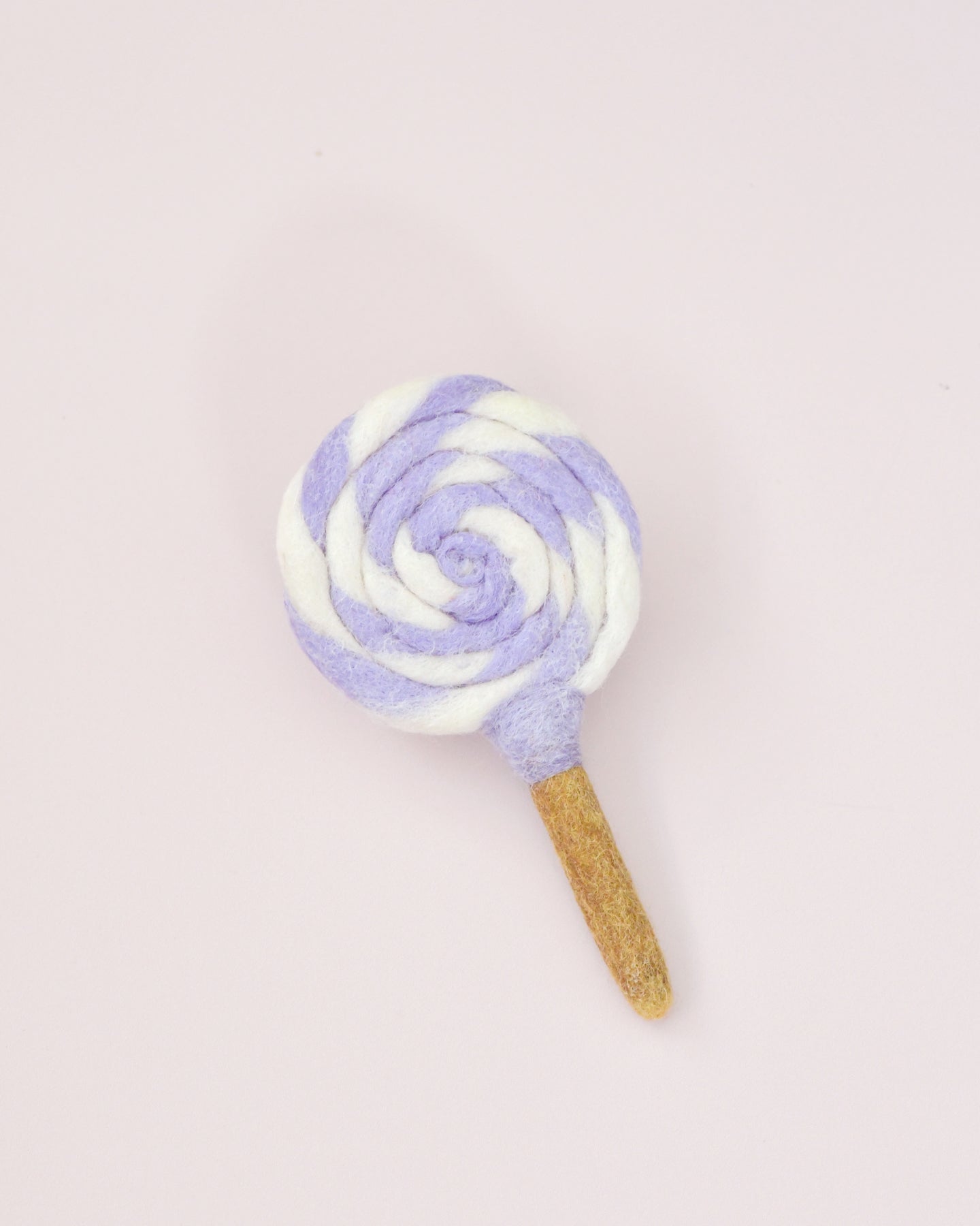 Felt Purple and White Swirl Lollipop | Tara Тreasures