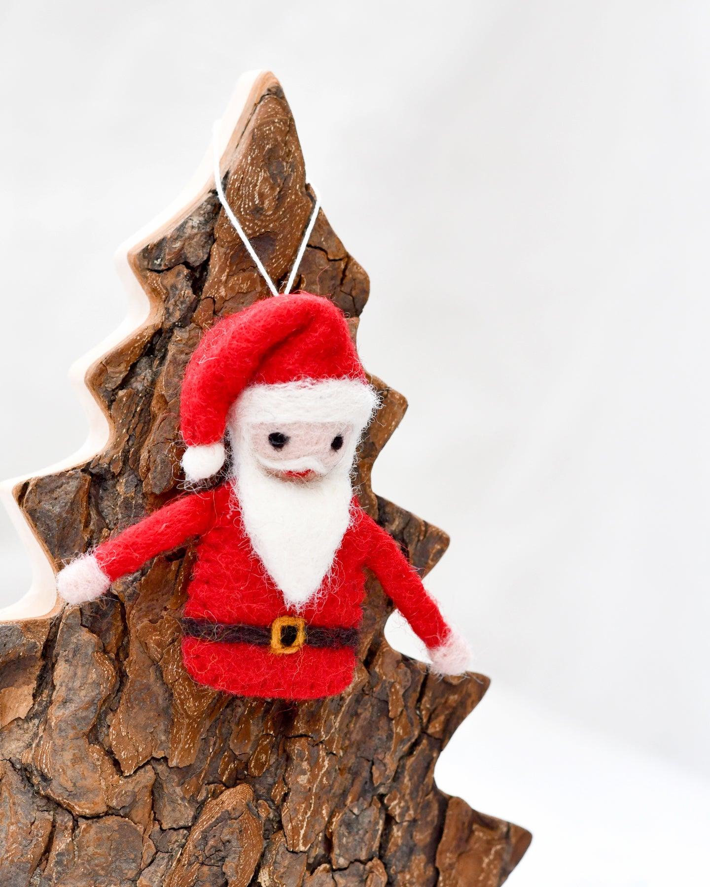 Felt Santa Claus Ornament - Tara Treasures