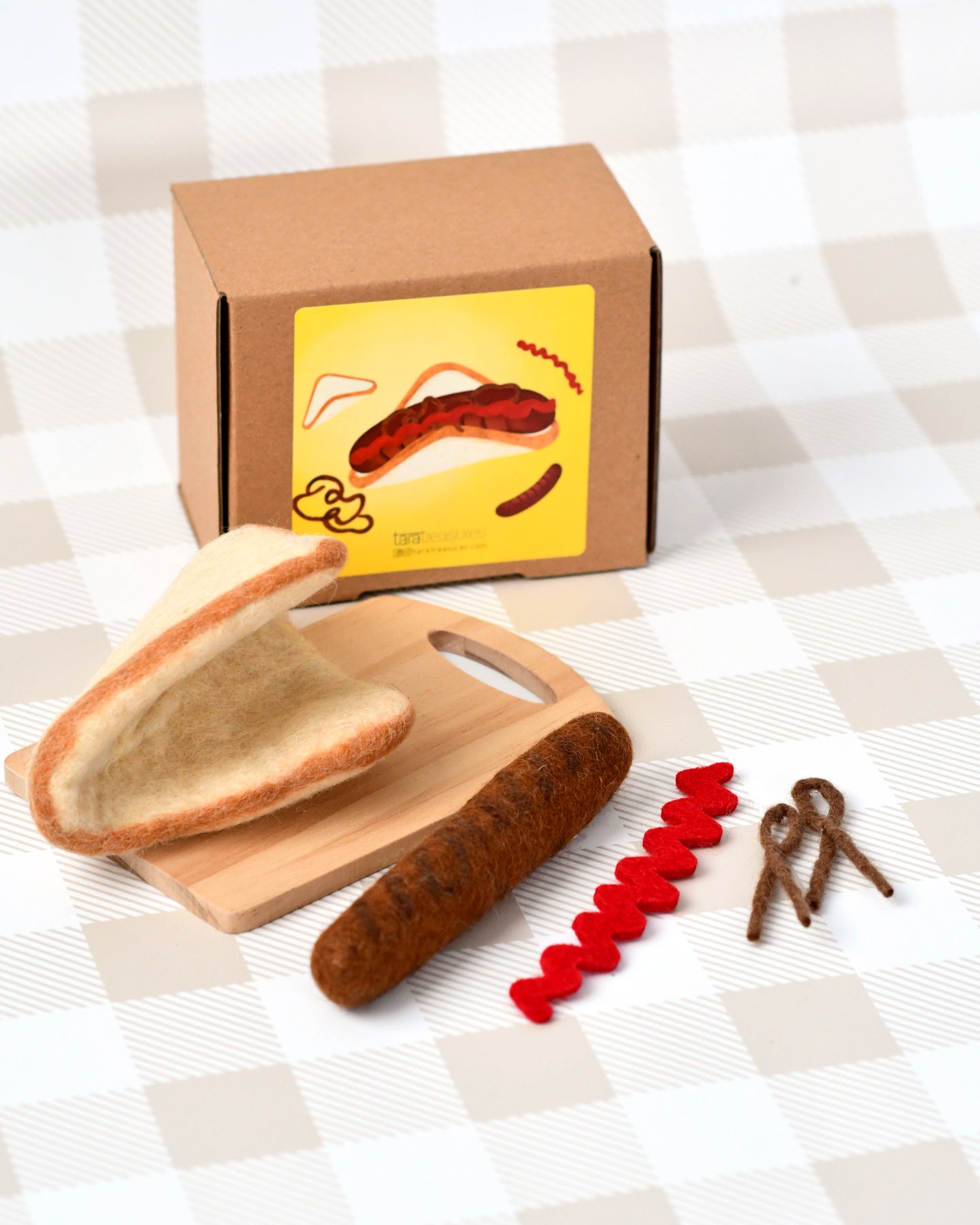 Felt Snag Sausage Sizzle Set