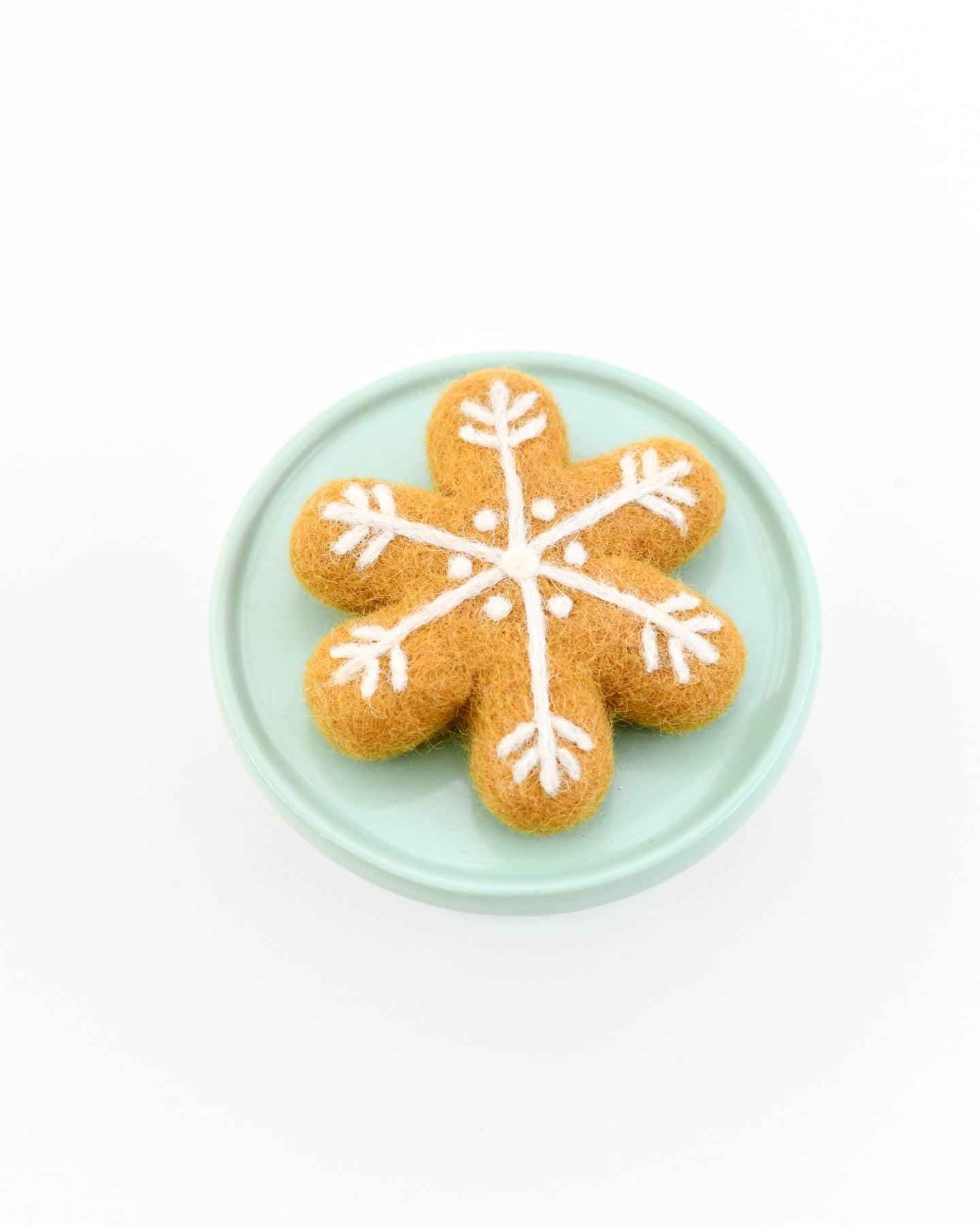 Felt Snowflake Cookie - Tara Treasures