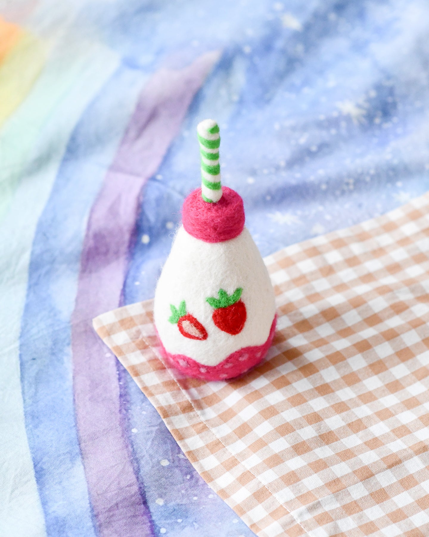 Felt Sparkling Strawberry Fruit Juice Bottle | Tara Тreasures