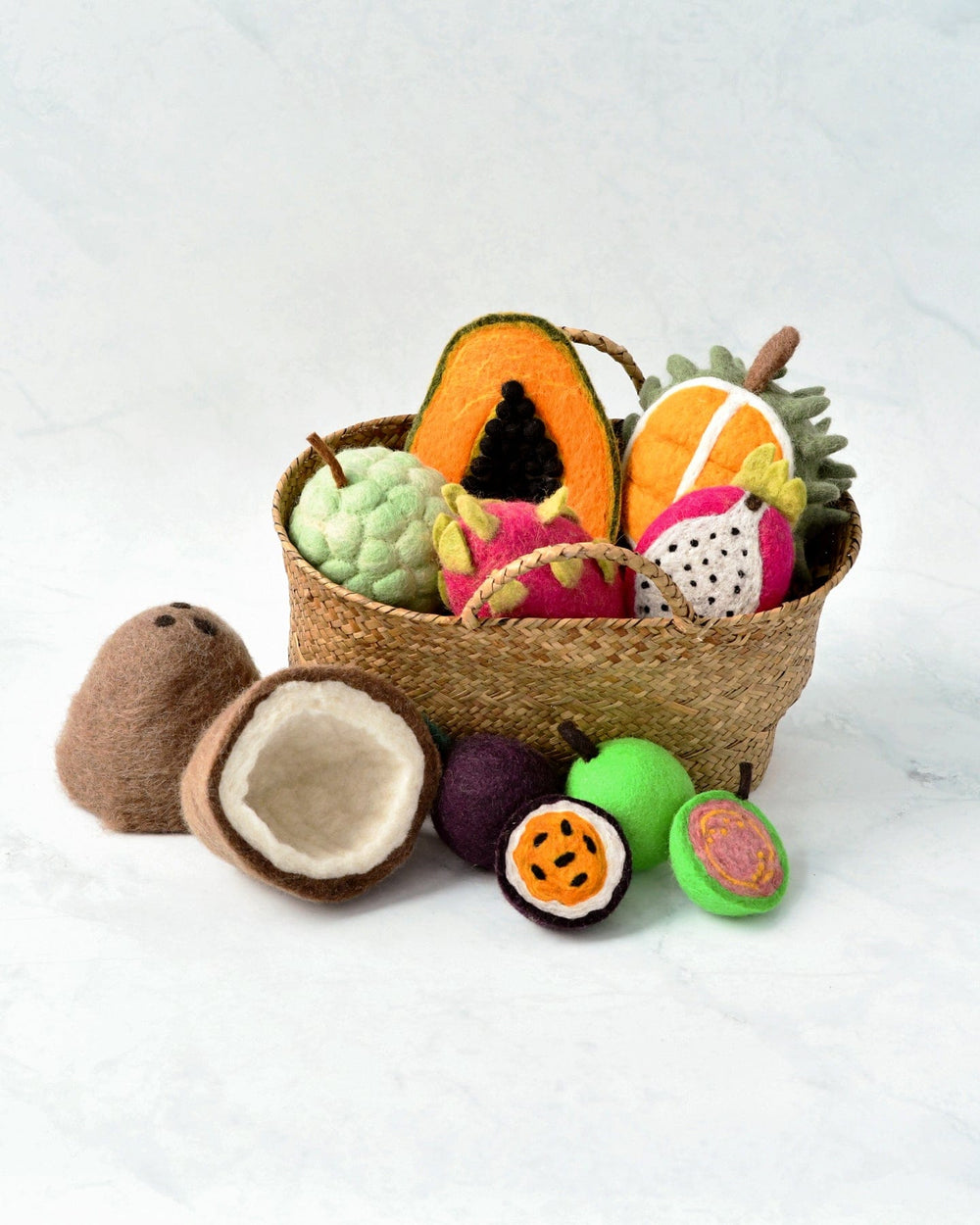Felt Bagel Stack Play Food Set | Tara Treasures