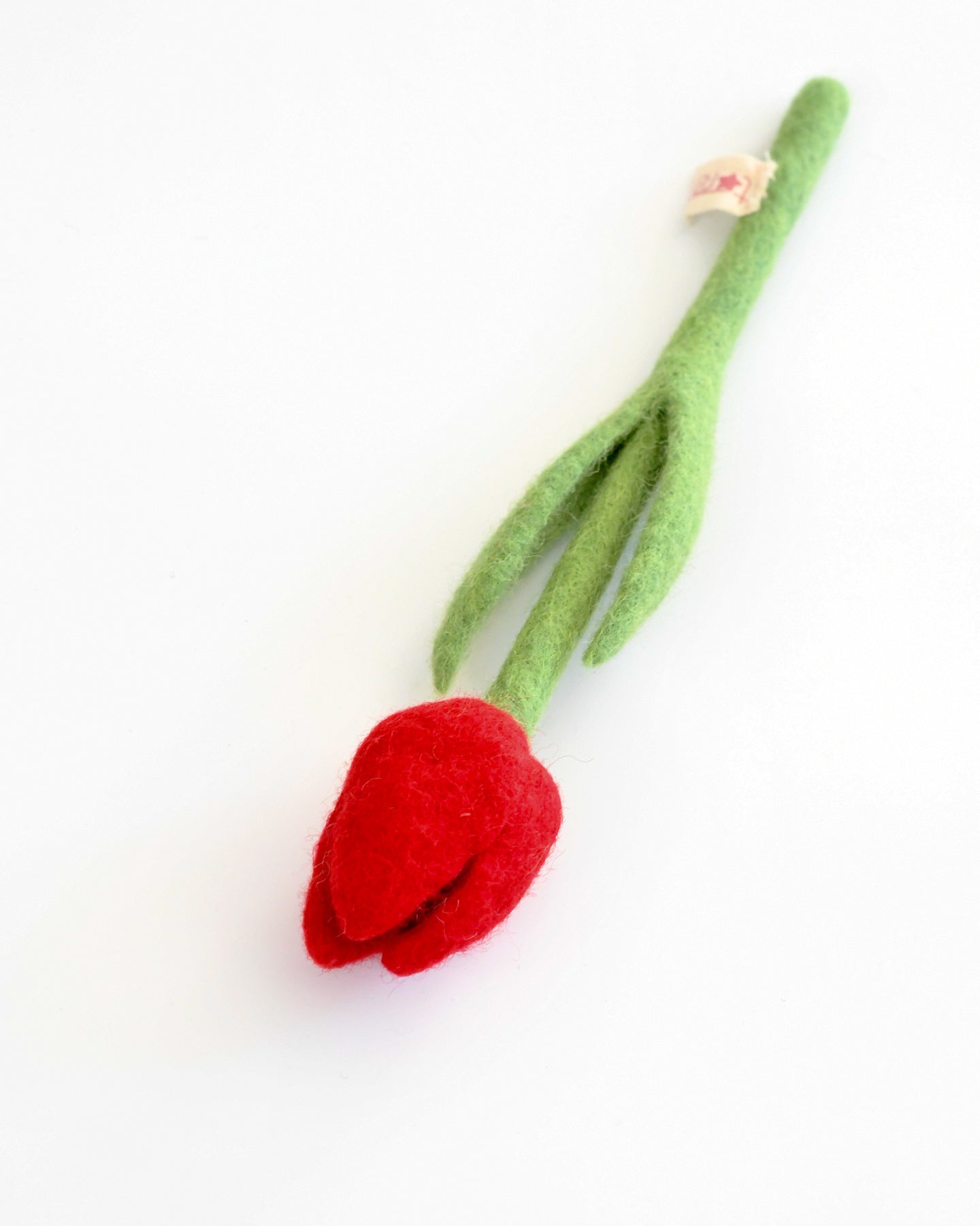 Felt Red Tulip Flower