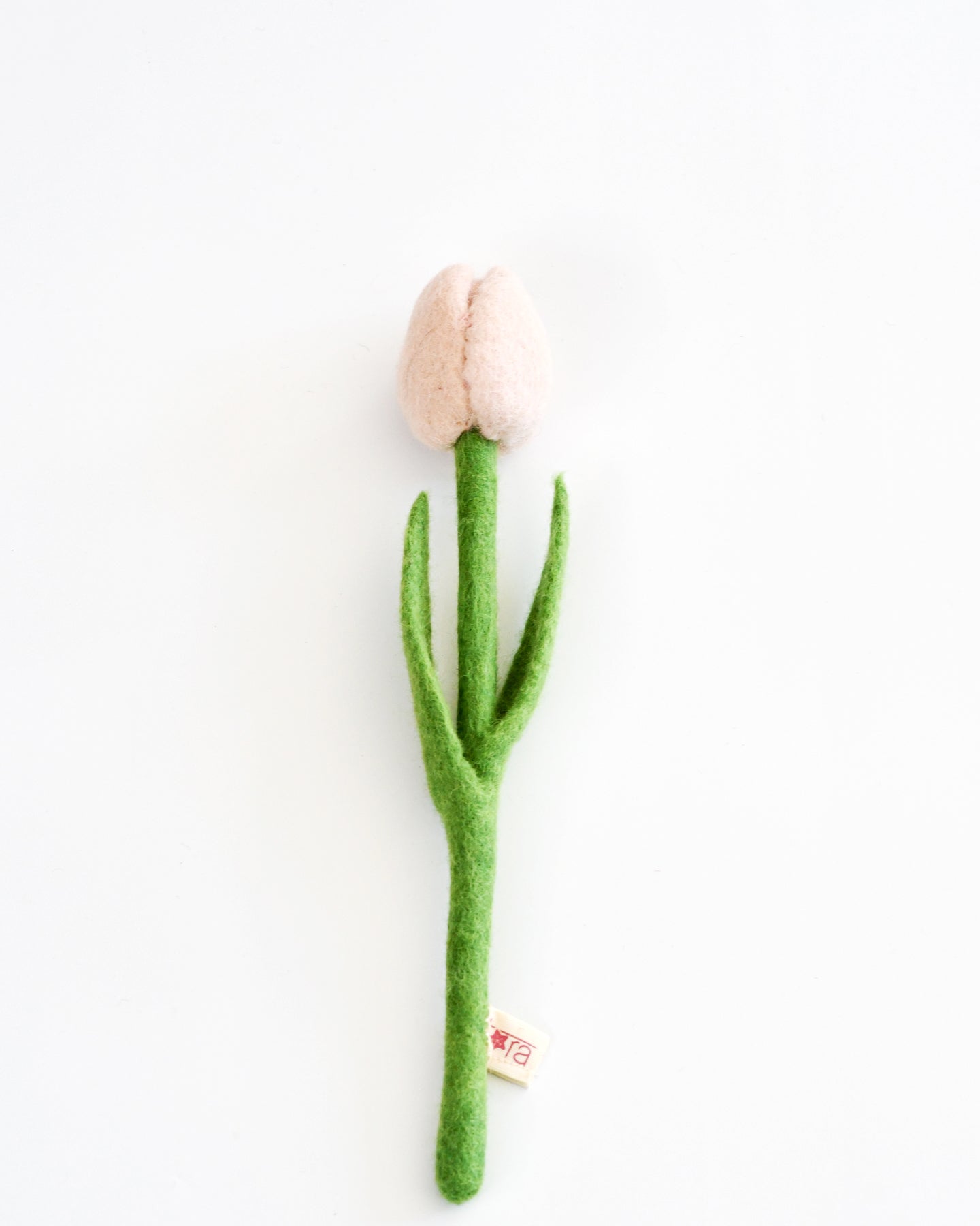 Felt Light Pink Tulip Flower