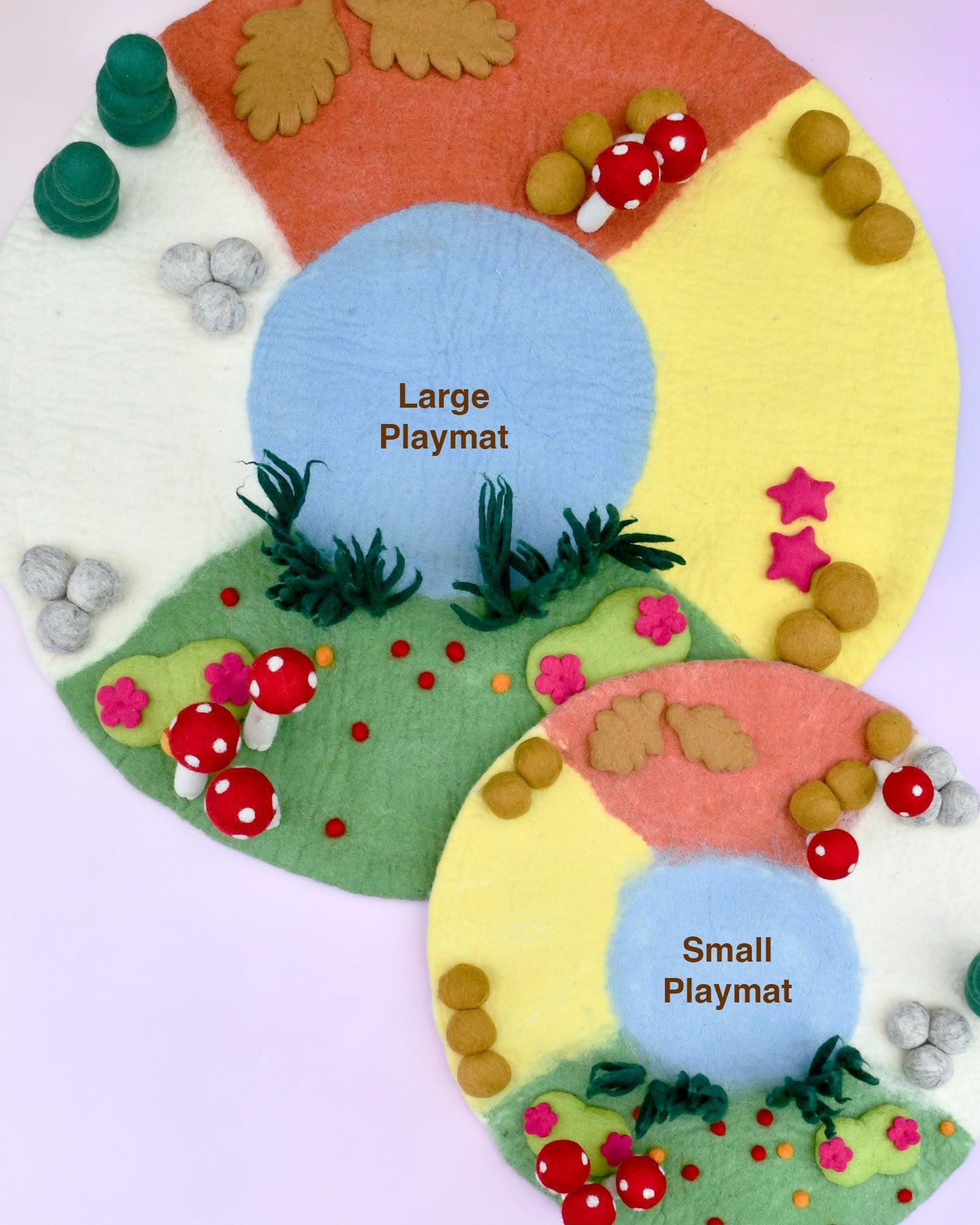 Four Seasons Play Mat Playscape (Large 80cm Diameter) - Tara Treasures