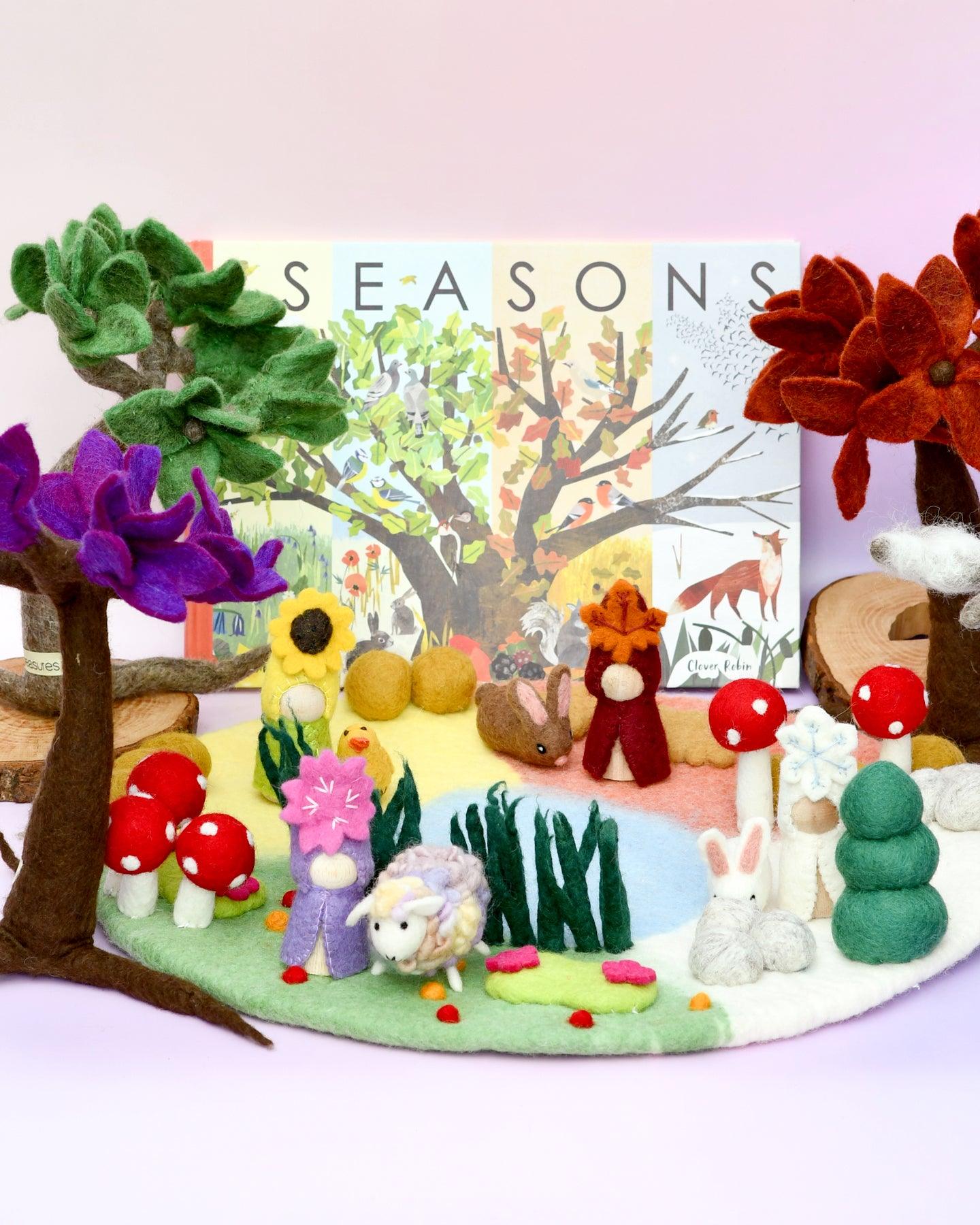 Four Seasons Play Mat Playscape (Small 45cm Diameter) - Tara Treasures