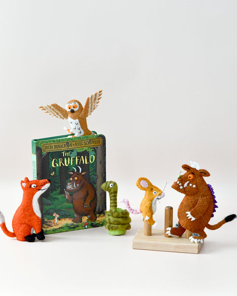Set Esplorazione Insetti Per Bambini – Il Gruffalo, Con Lente E 16 Schede, In Borsa Di Iuta