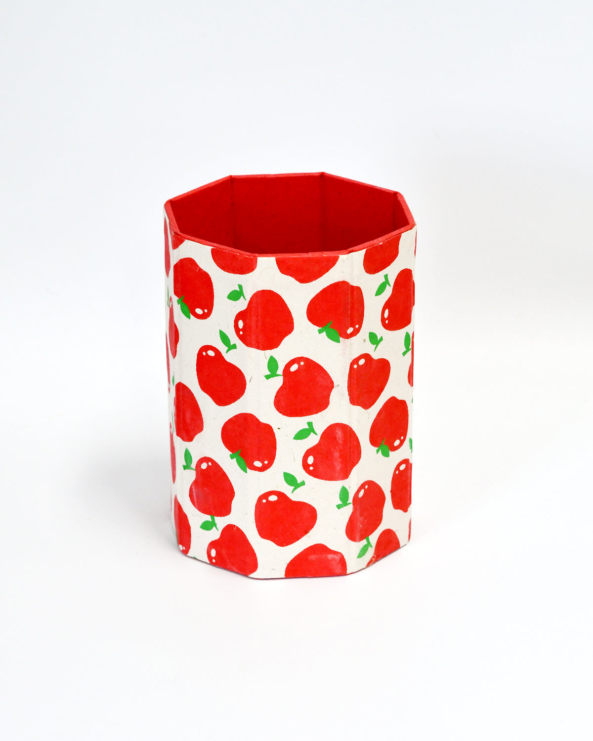 Apple Fruit Lokta Sustainable Paper Vase