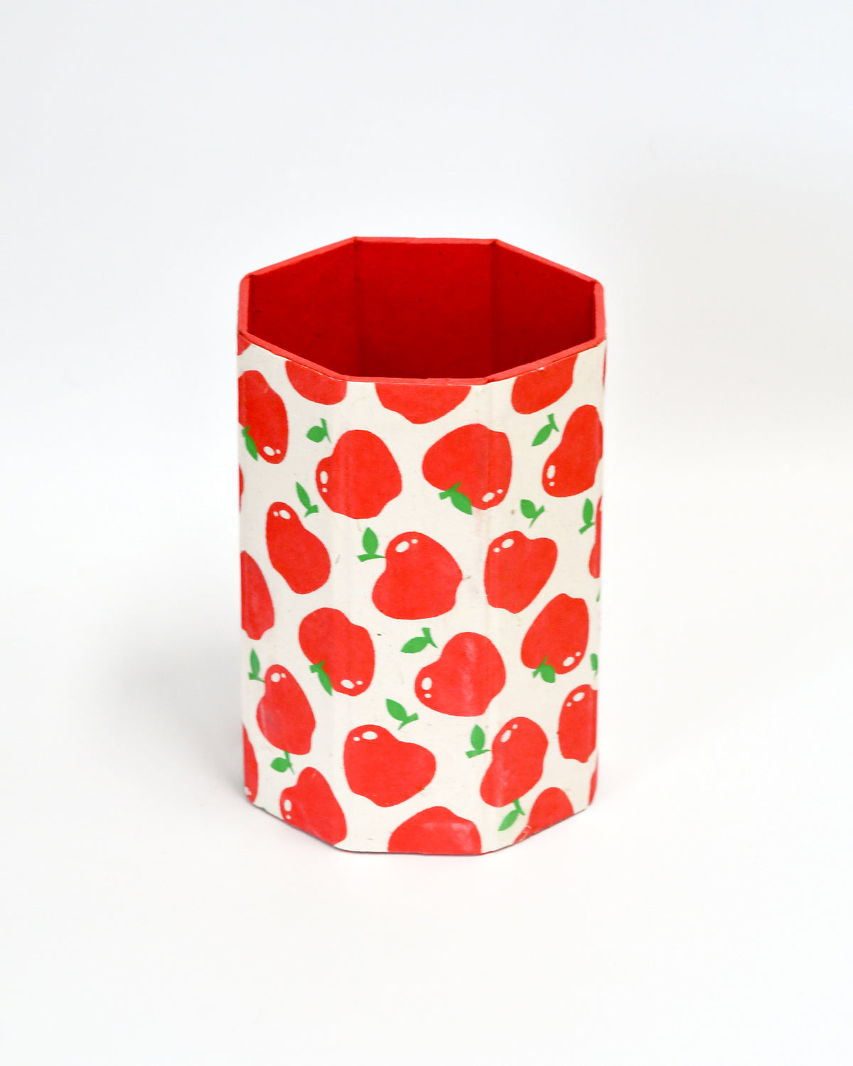 Apple Fruit Lokta Sustainable Paper Vase