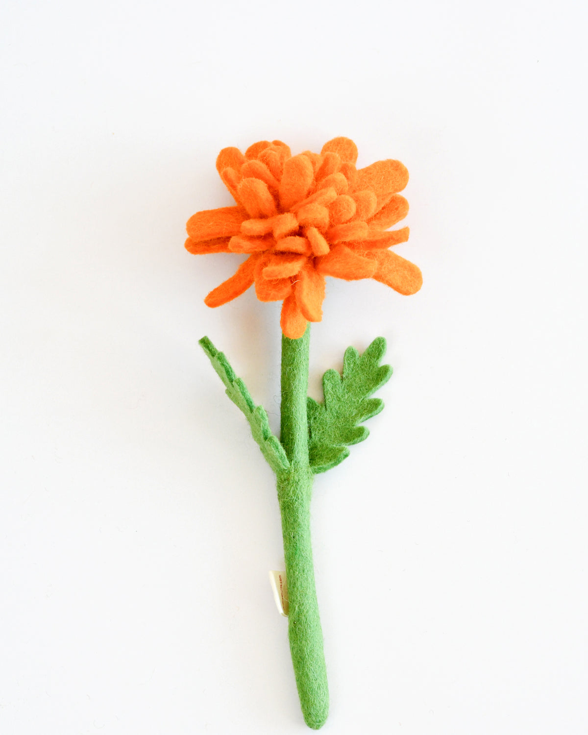 Felt Orange Marigold Flower