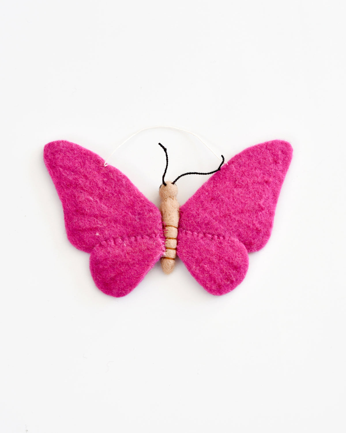 May Gibbs Gumnut Babies, Bright Pink Butterfly Ornament