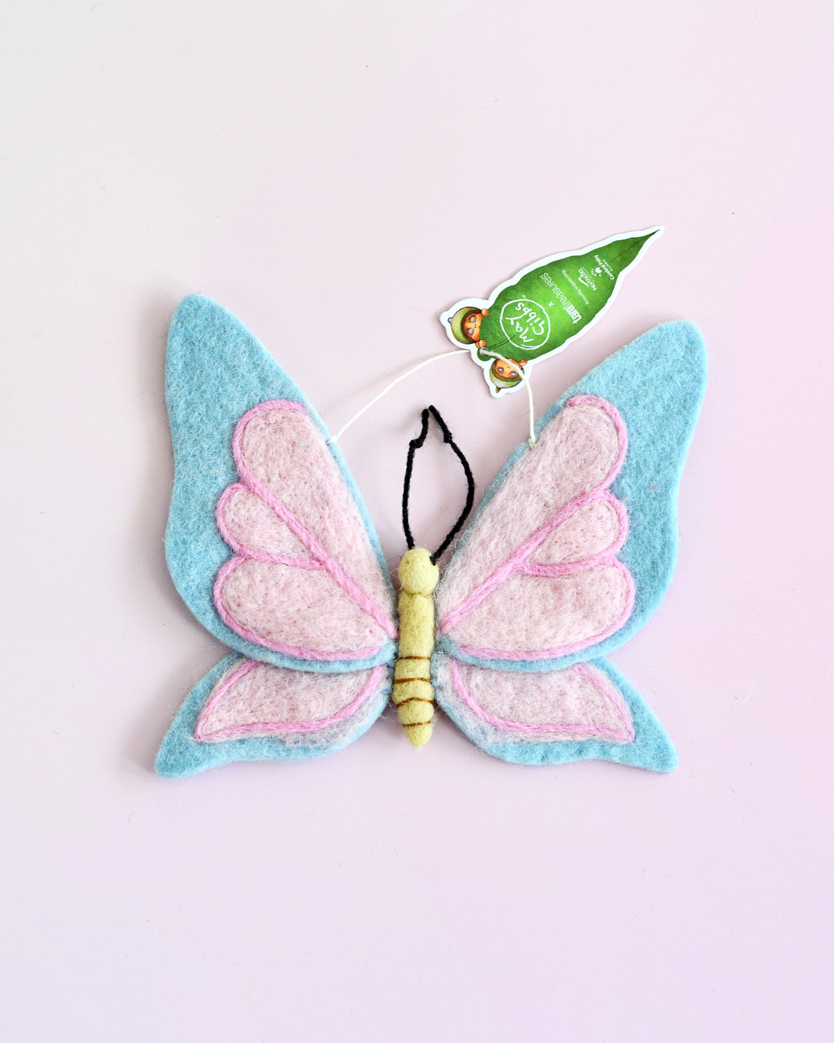 May Gibbs Gumnut Babies, Pastel Butterfly Ornament