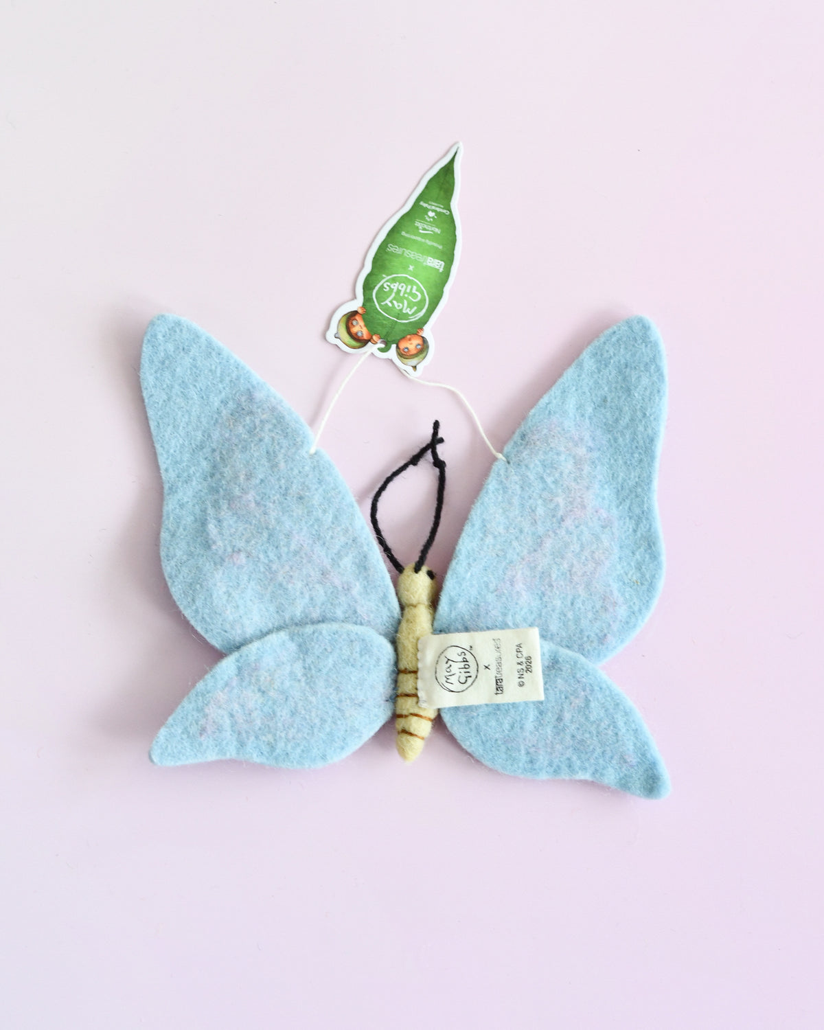 May Gibbs Gumnut Babies, Pastel Butterfly Ornament