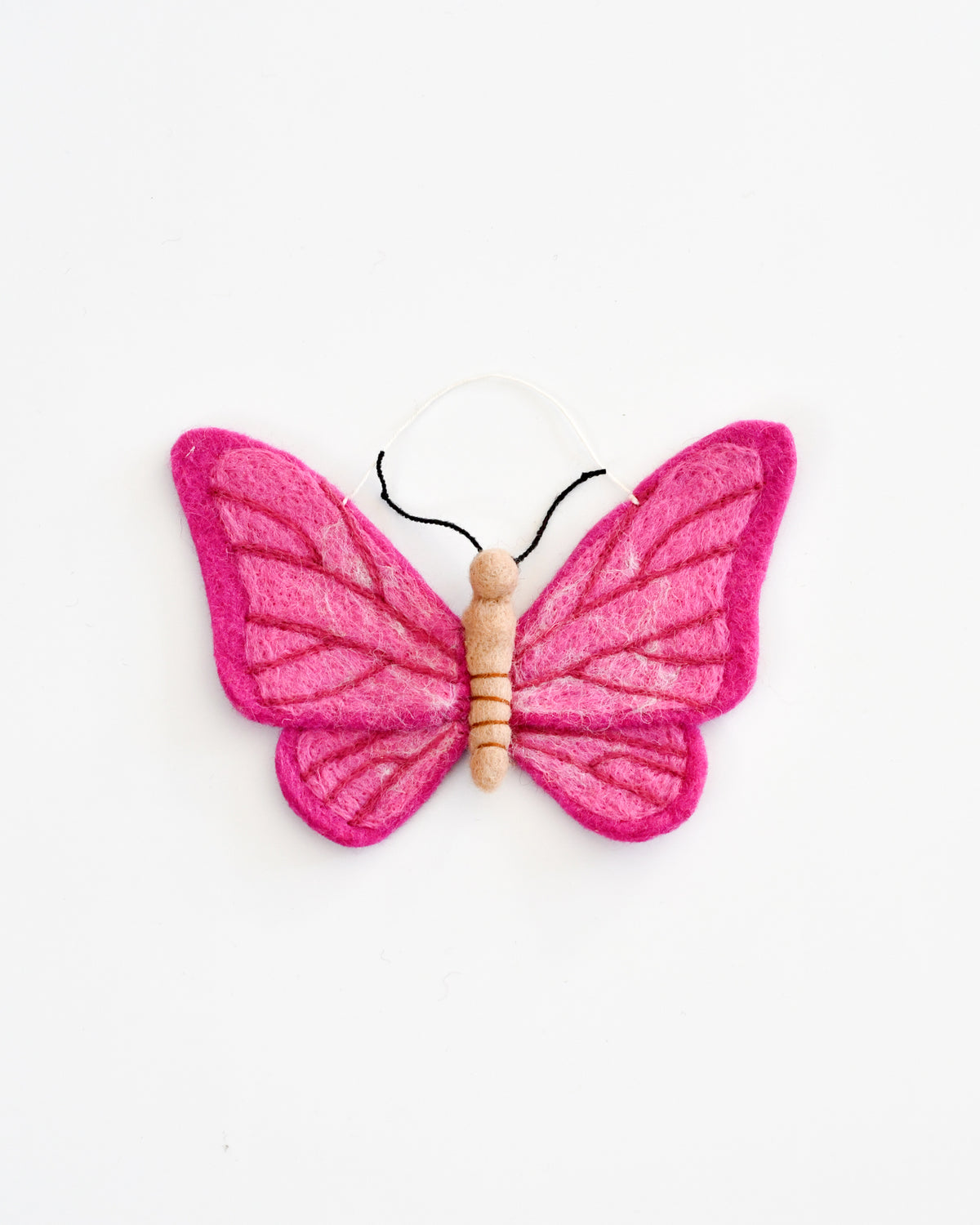 May Gibbs Gumnut Babies, Bright Pink Butterfly Ornament
