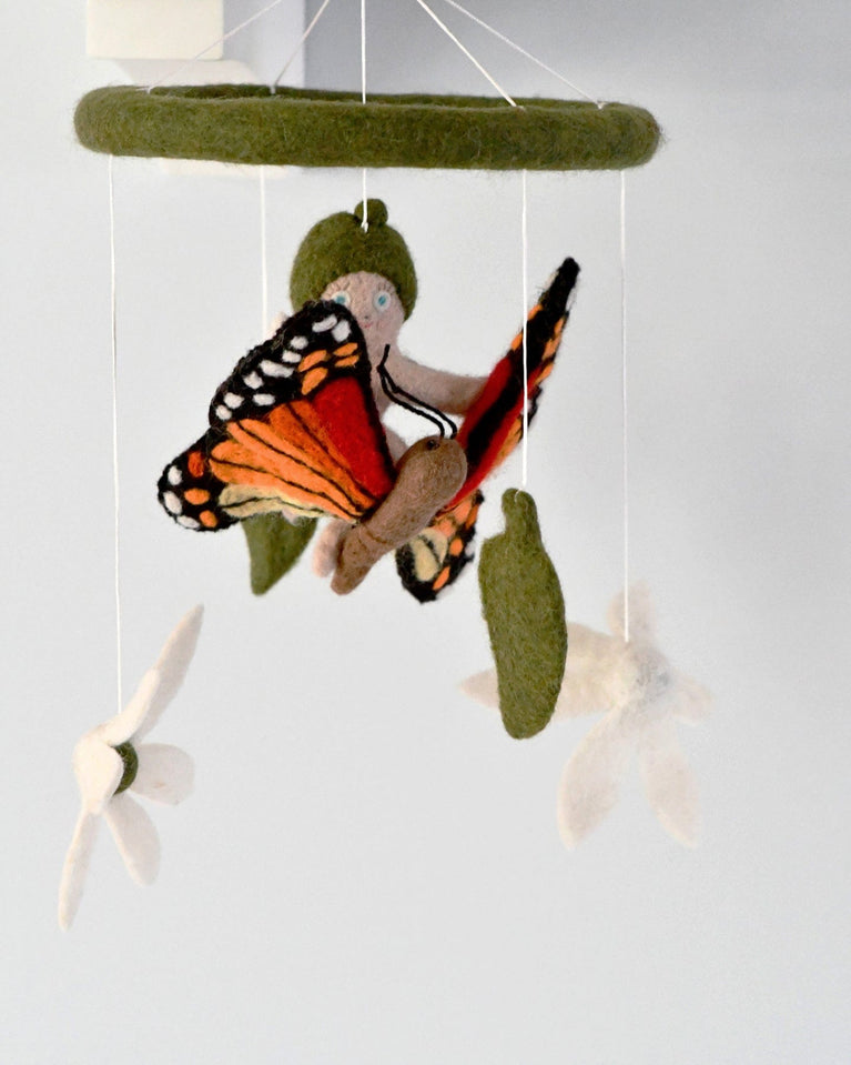 May Gibbs Gumnut Baby with Butterfly Crib Mobile