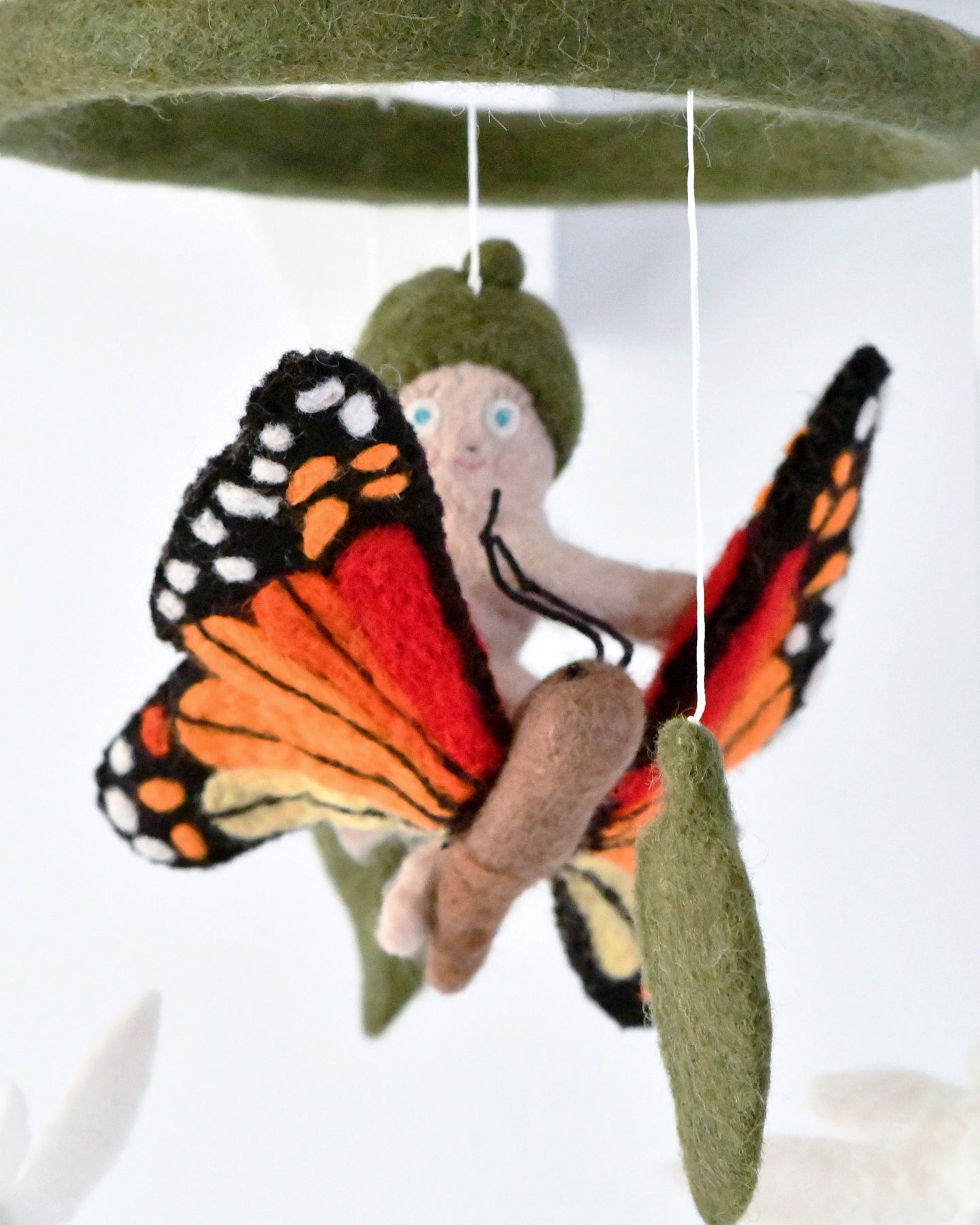 May Gibbs x Tara Treasures  - Gumnut Baby with Butterfly Cot Mobile