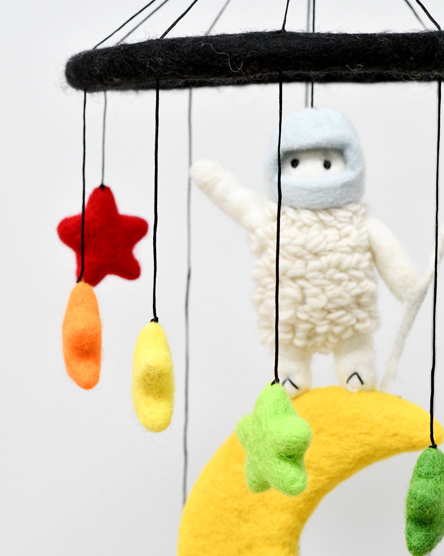 Where Is The Green Sheep? Moon Sheep Mobile