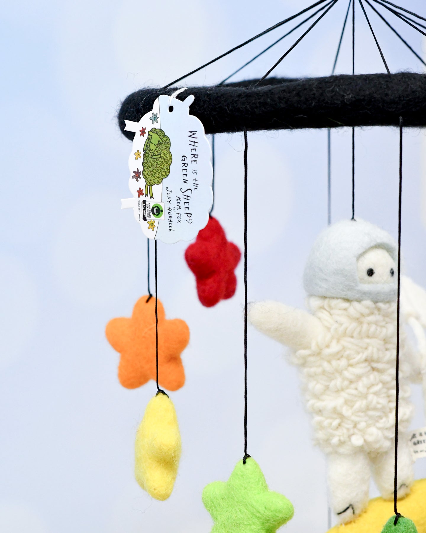 Where Is The Green Sheep? Moon Sheep Mobile