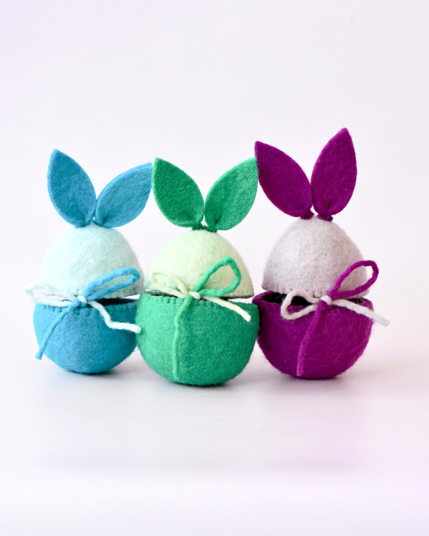 Purple Easter Egg Cover with Bunny Ears