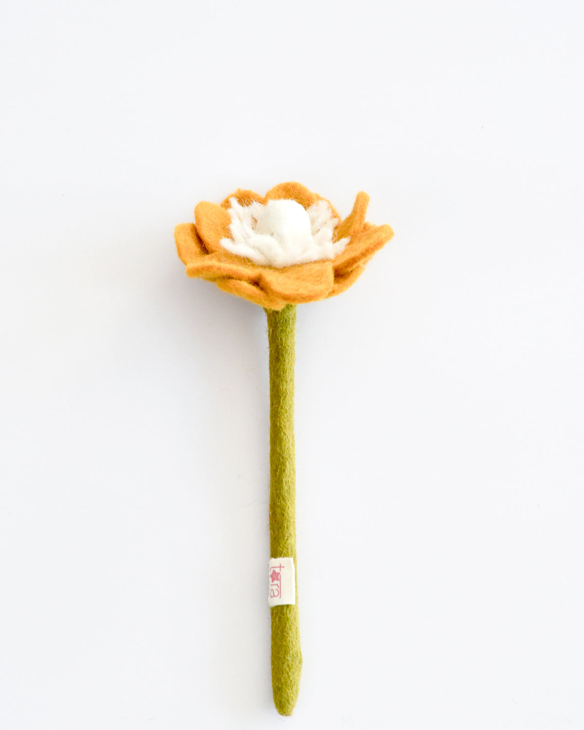 Felt Yellow Ranunculus Buttercup Flower