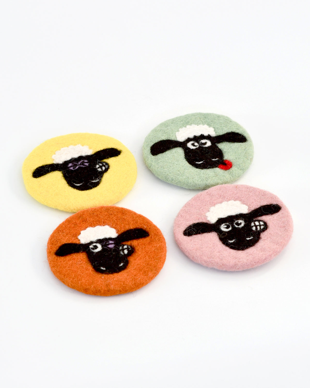 Shaun The Sheep - Sage Green Coasters (Set of 4)