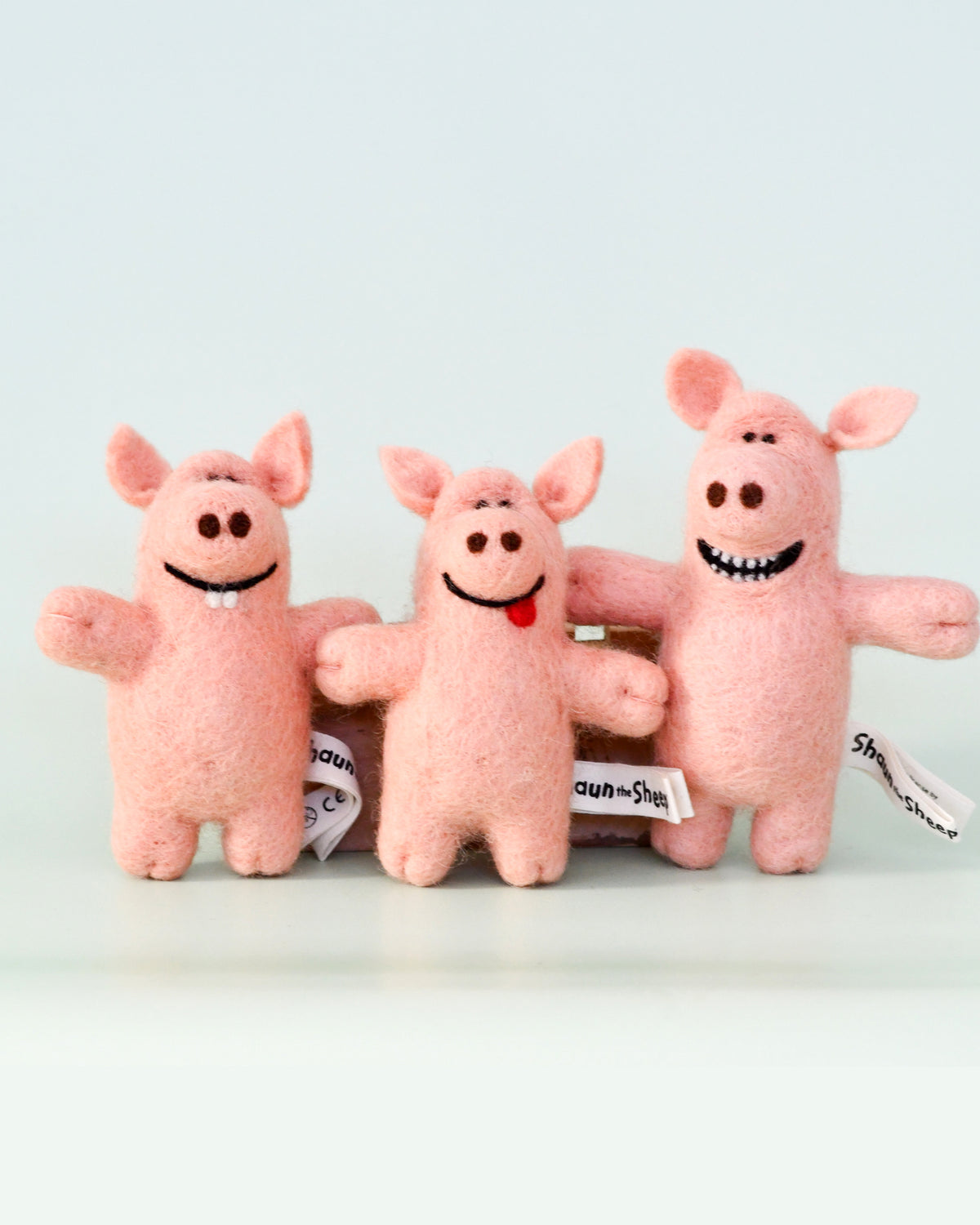 Shaun The Sheep - Naughty Pigs (Set of 3 Felt Toys)