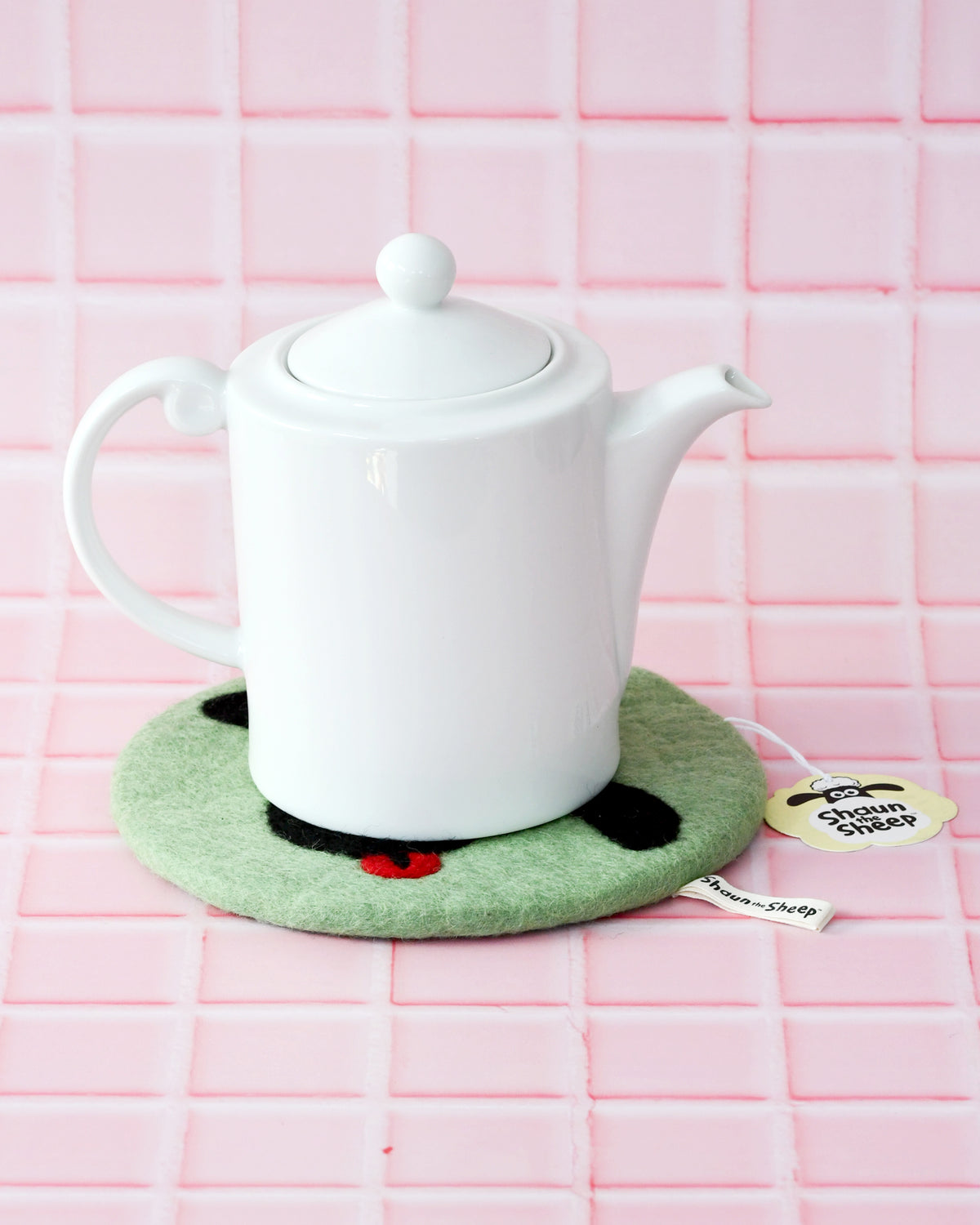Shaun The Sheep - Sage Green Pot Trivet