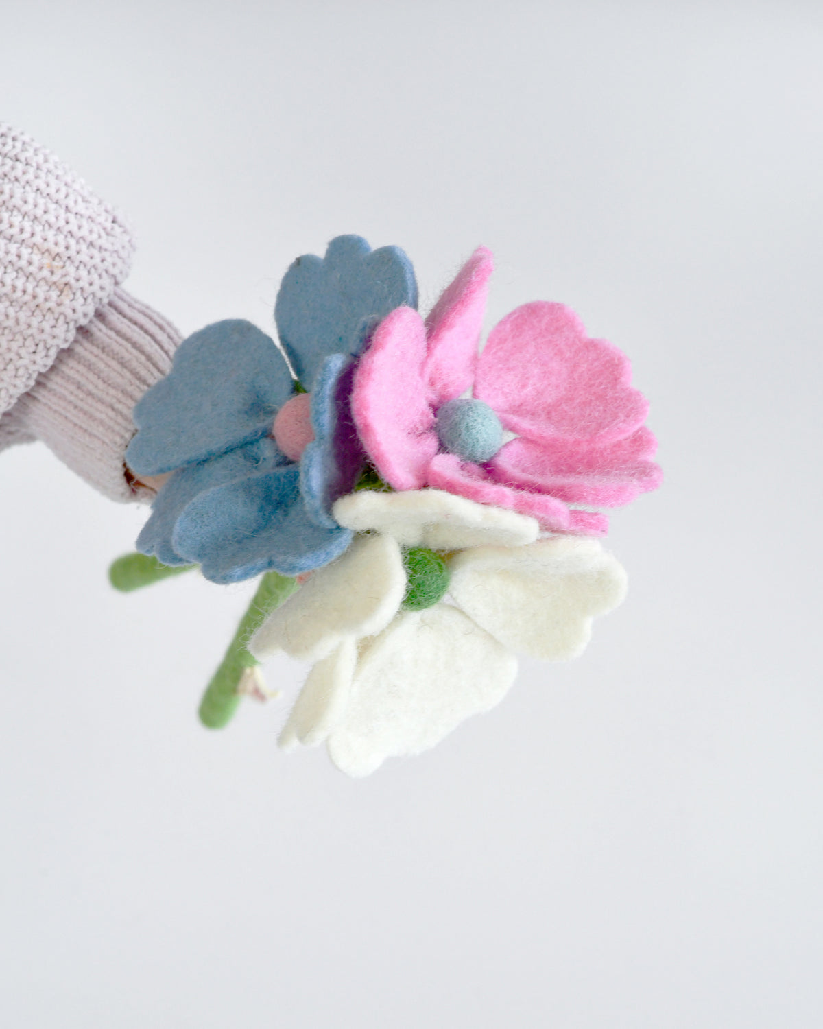 Felt White Tickseed Flower