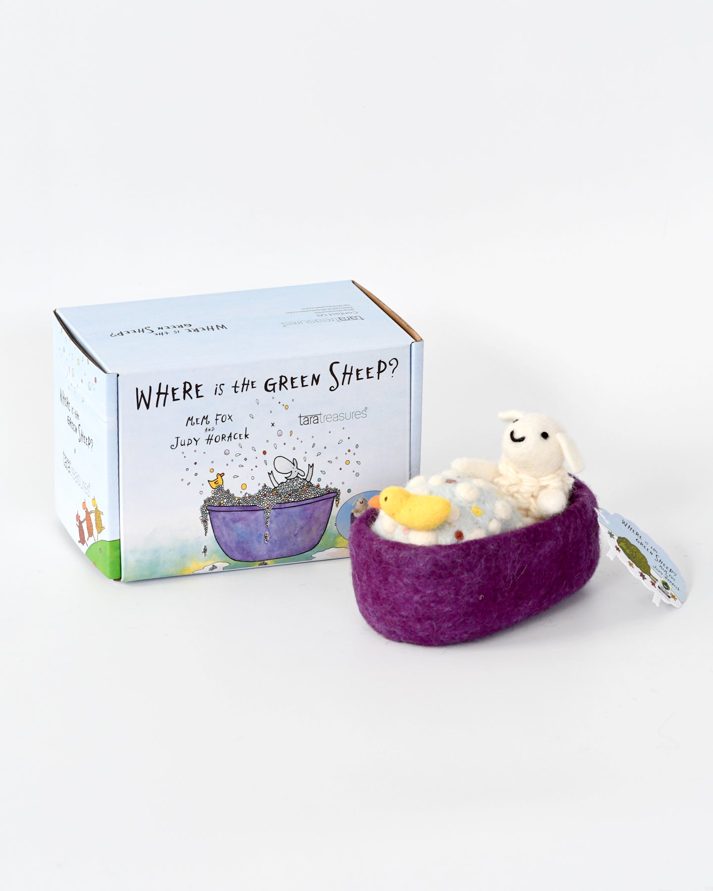 Where Is The Green Sheep? Bath Sheep Play Set