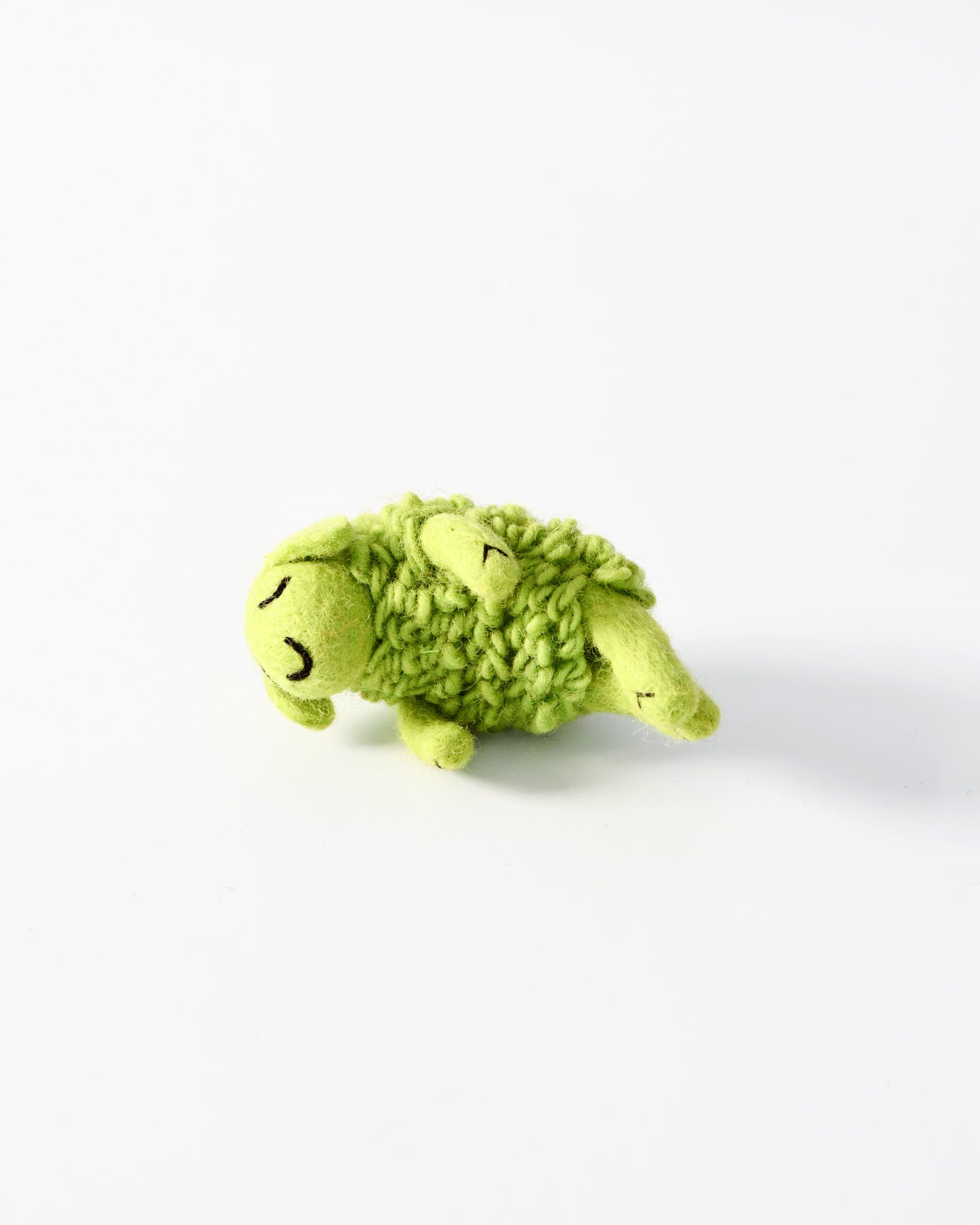 Where Is The Green Sheep? Small Sleeping Green Sheep Toy