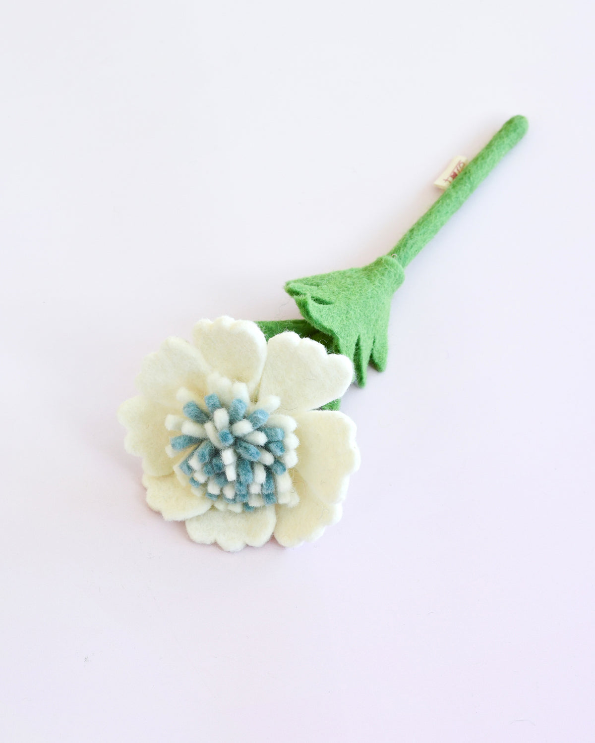 Felt White Wildflower