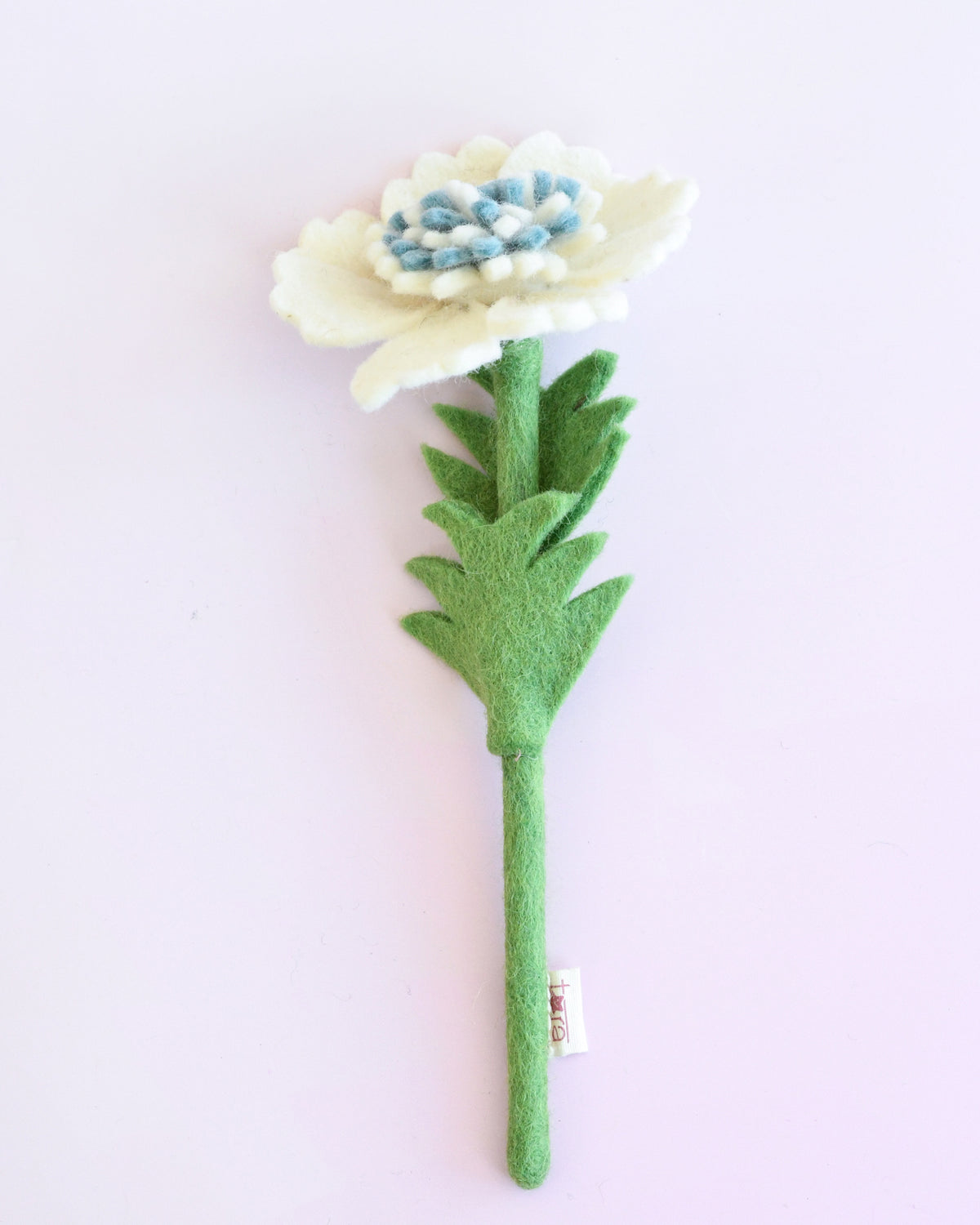 Felt White Wildflower