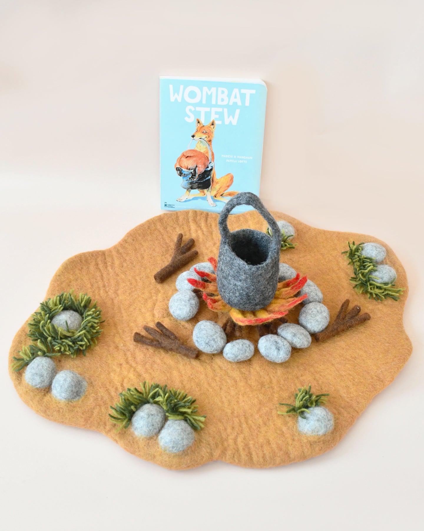 Wombat Stew Playscape Play Mat (Official Scholastic Australia Licensed)