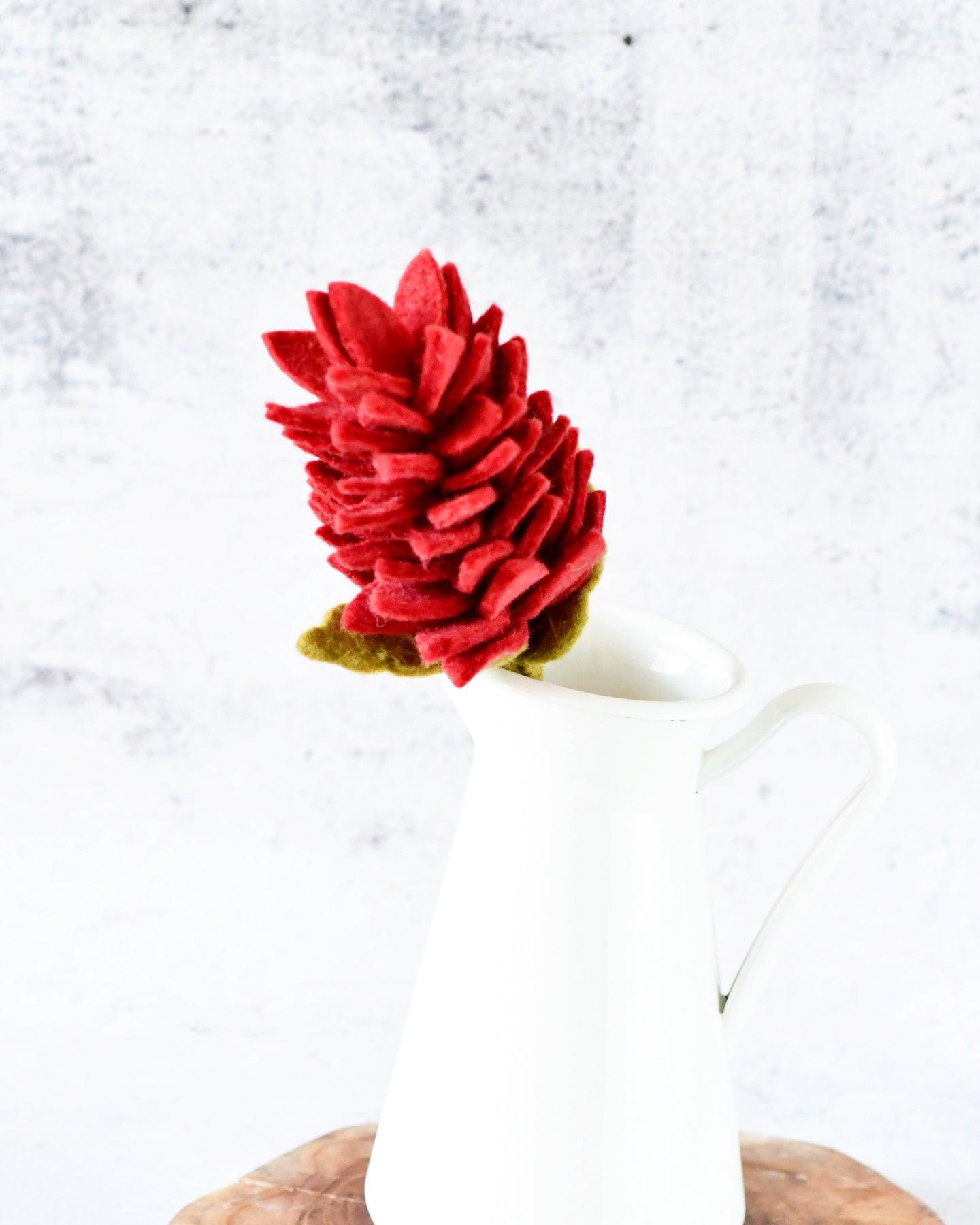 Felt Alpinia Flower - Tara Treasures
